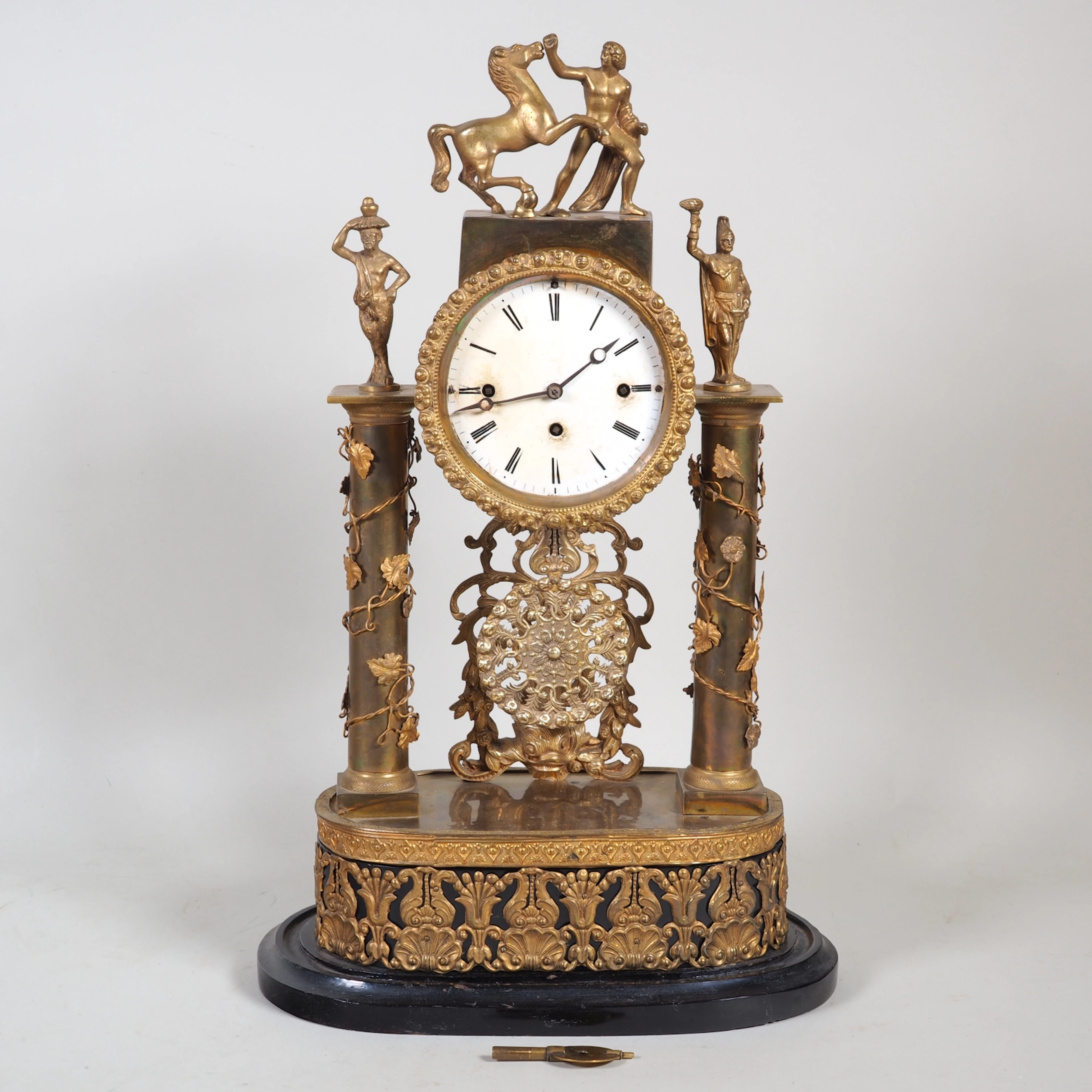 Los 545: Wiener Hochzeitsuhr um 1850