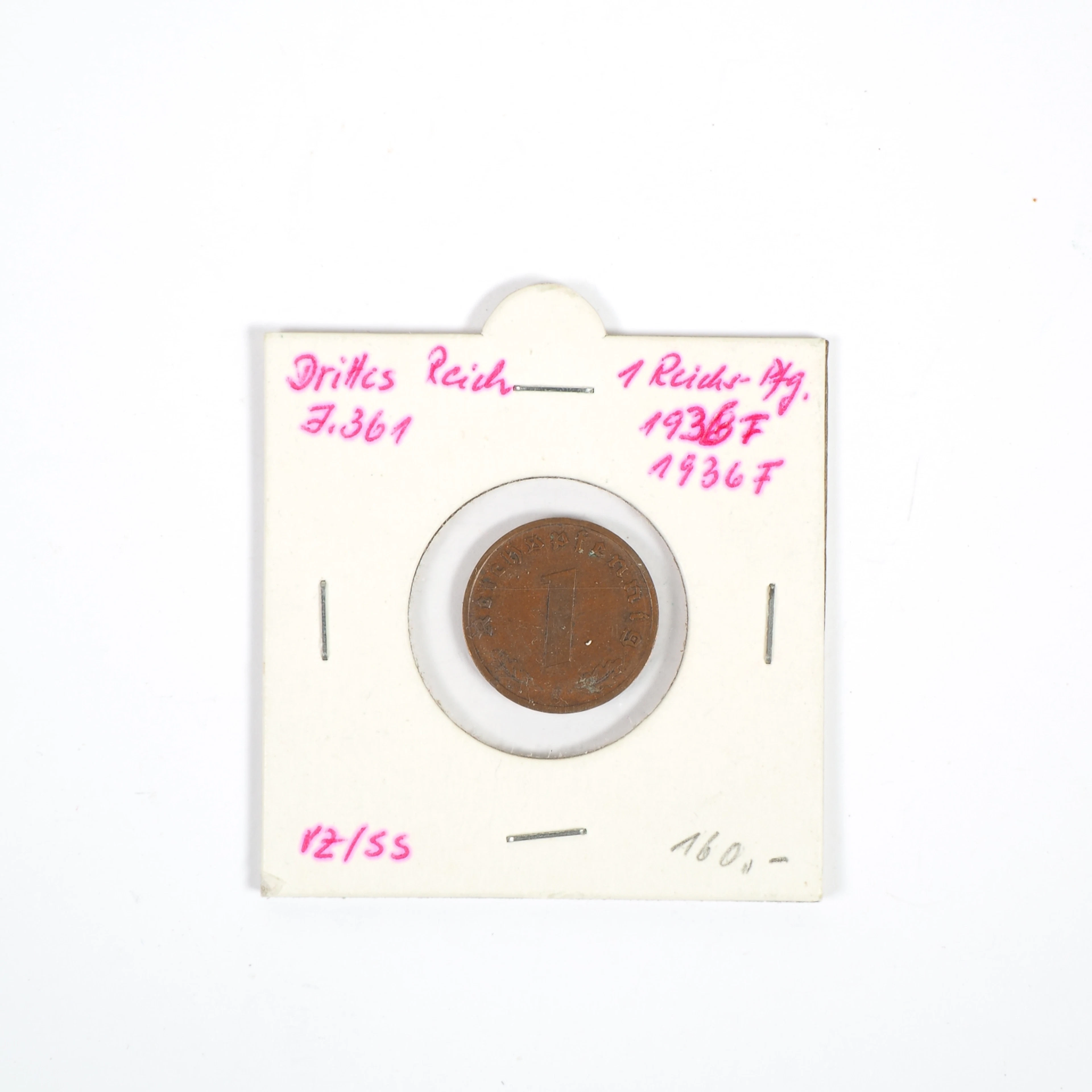 Los 1405: Drittes Reich 1 Reichspfennig, 1936 F