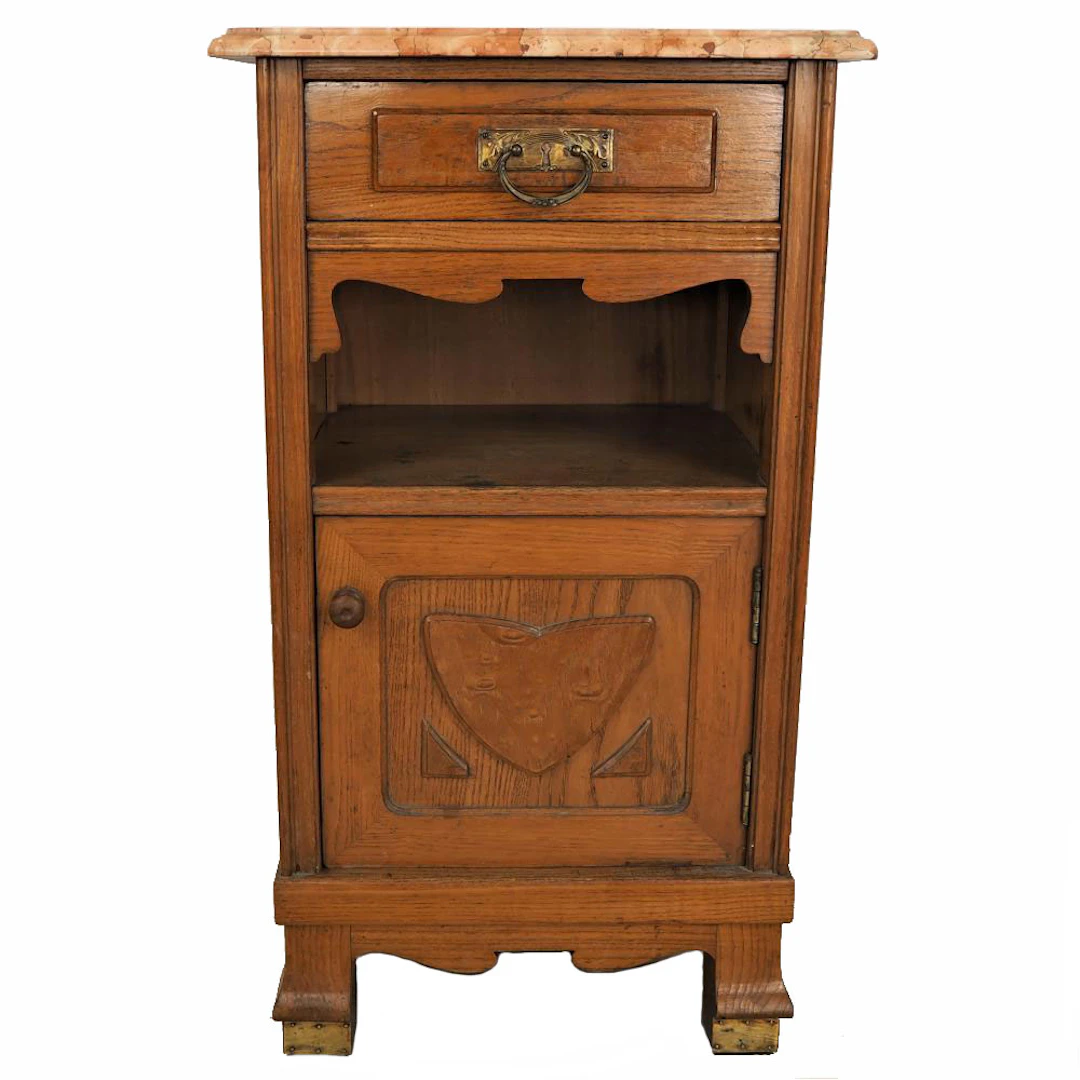 Los 1028: Beistellschränkchen Jugendstil um 1910