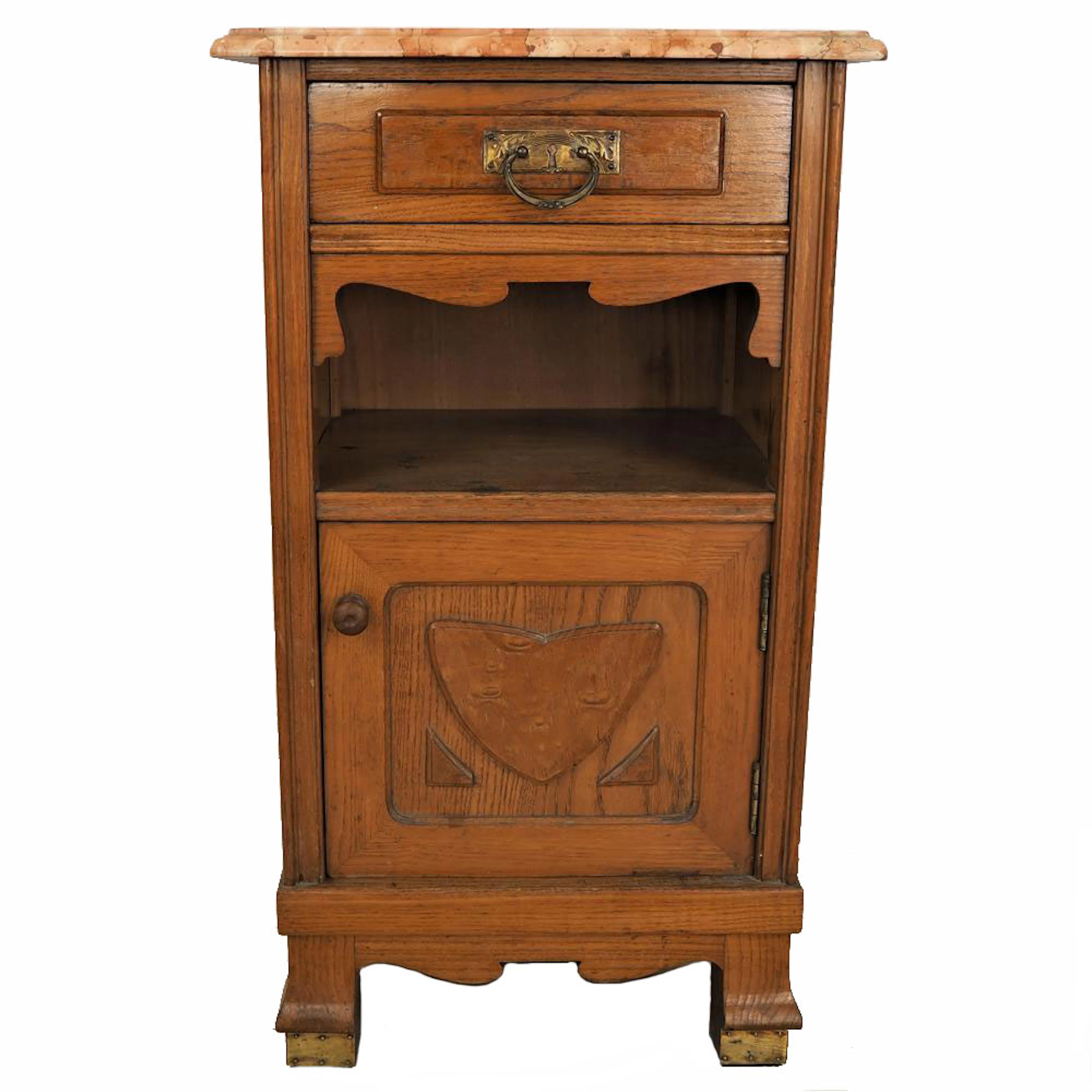 Los 1028: Beistellschränkchen Jugendstil um 1910