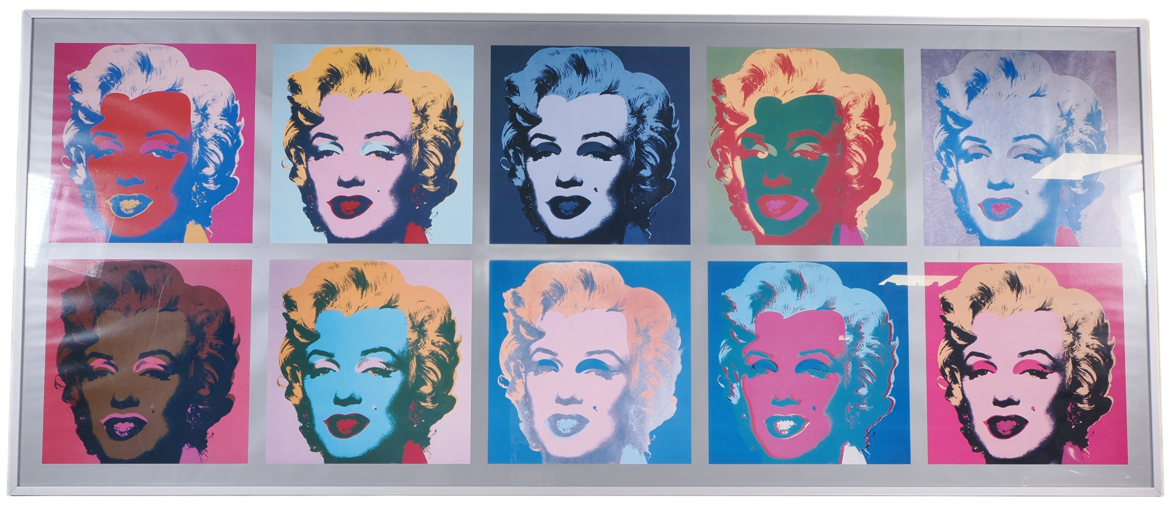 Los 289: Mehrfarbige Marylin Monroe Popup Druckgrafik nach Andy Warhol