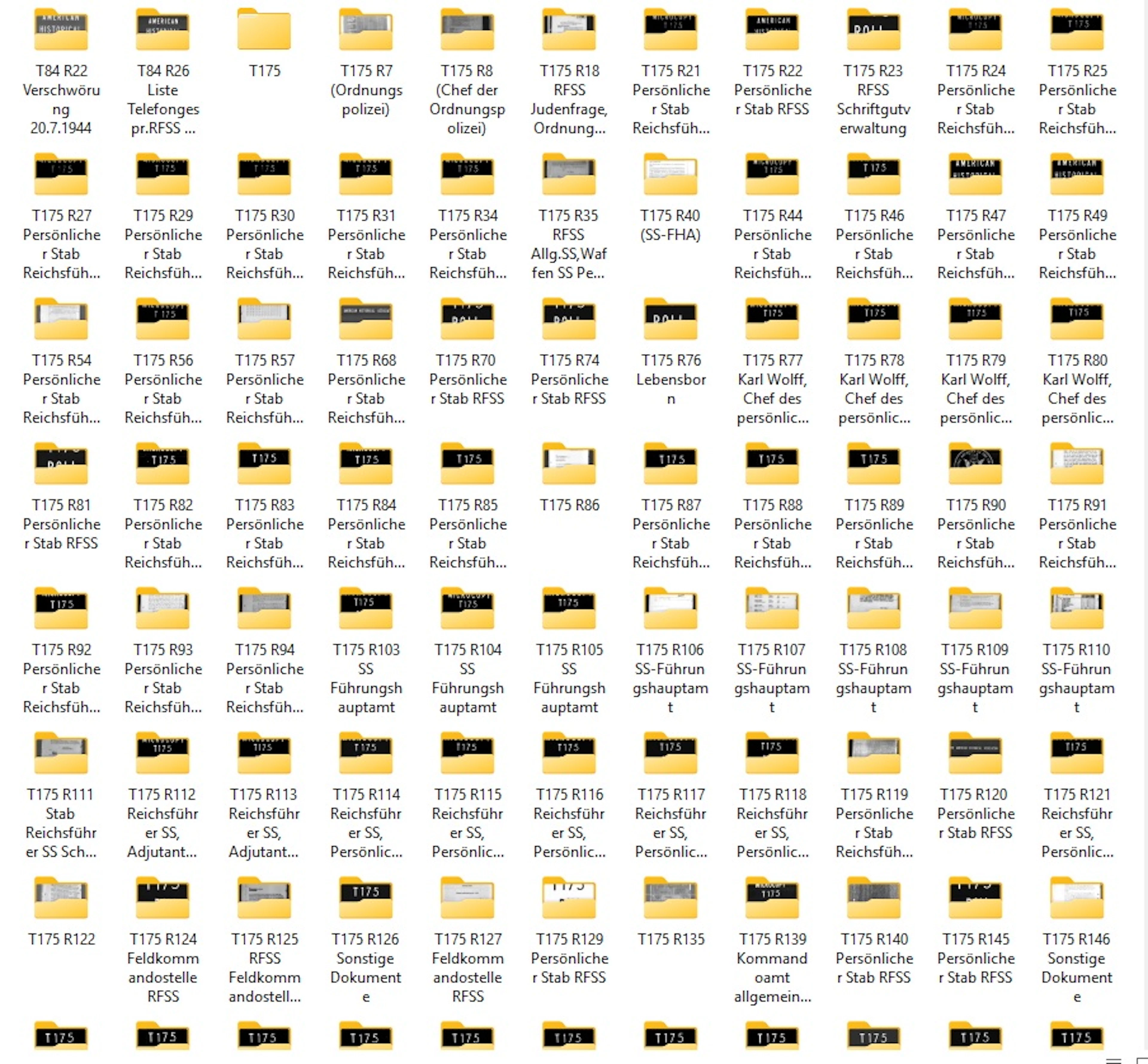 Los 2416: USB Festplatte mit Studienmaterial Akten Reichsführer SS