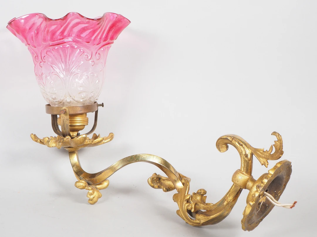 Los 928: Wandlampe, um 1900