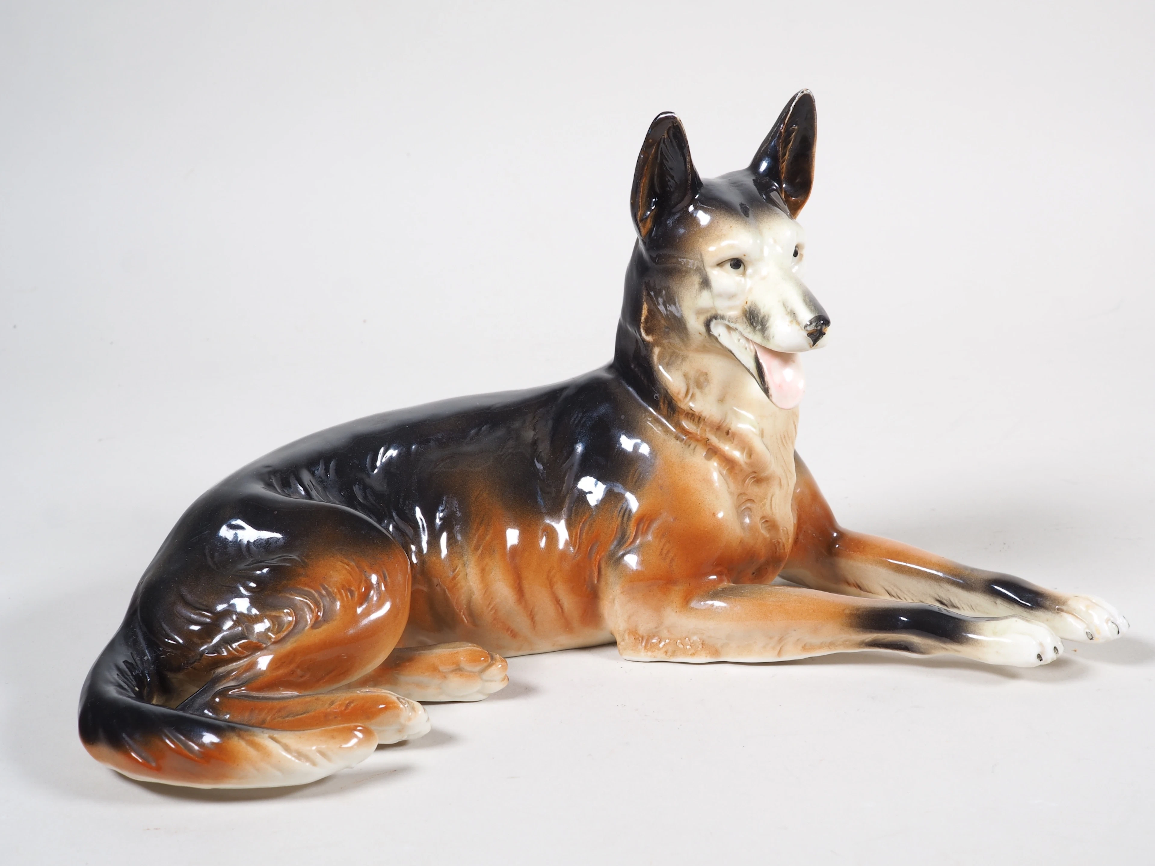 Los 476: Porzellan Schäferhund - Carl Scheidig Gräfenthal