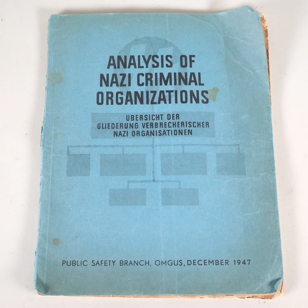 Los 2380: Seltenes Heft zu Nürnberger Prozessen "Analysis of Nazi