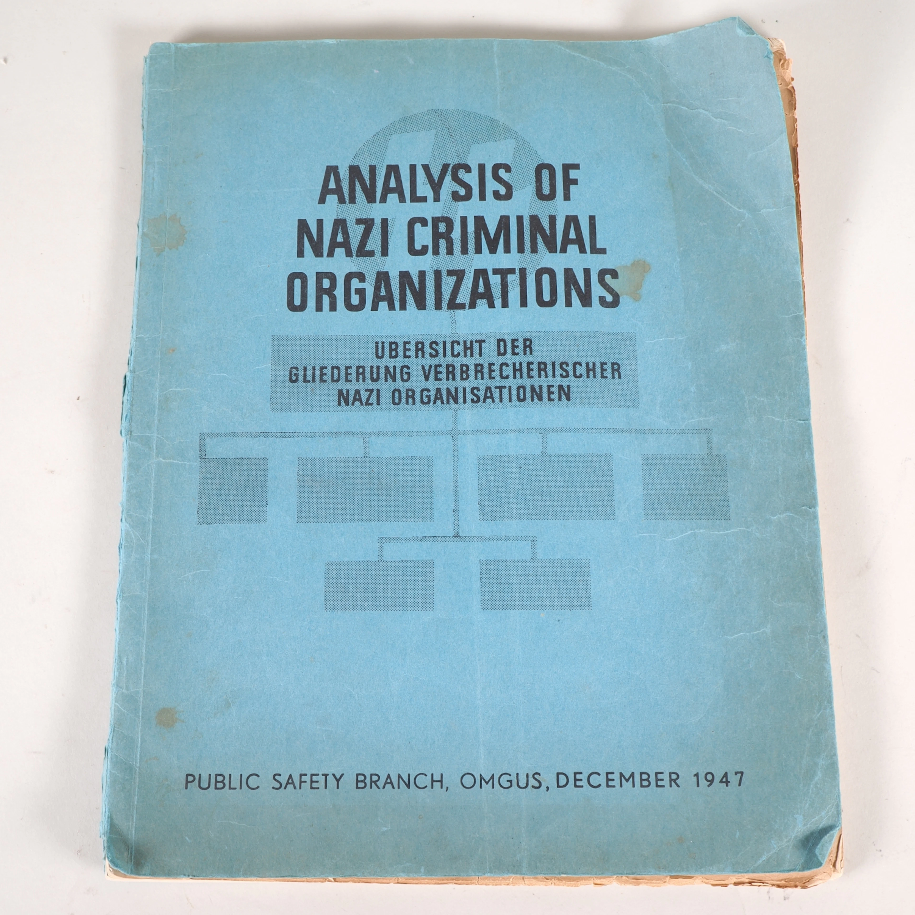 Los 2380: Seltenes Heft zu Nürnberger Prozessen "Analysis of Nazi