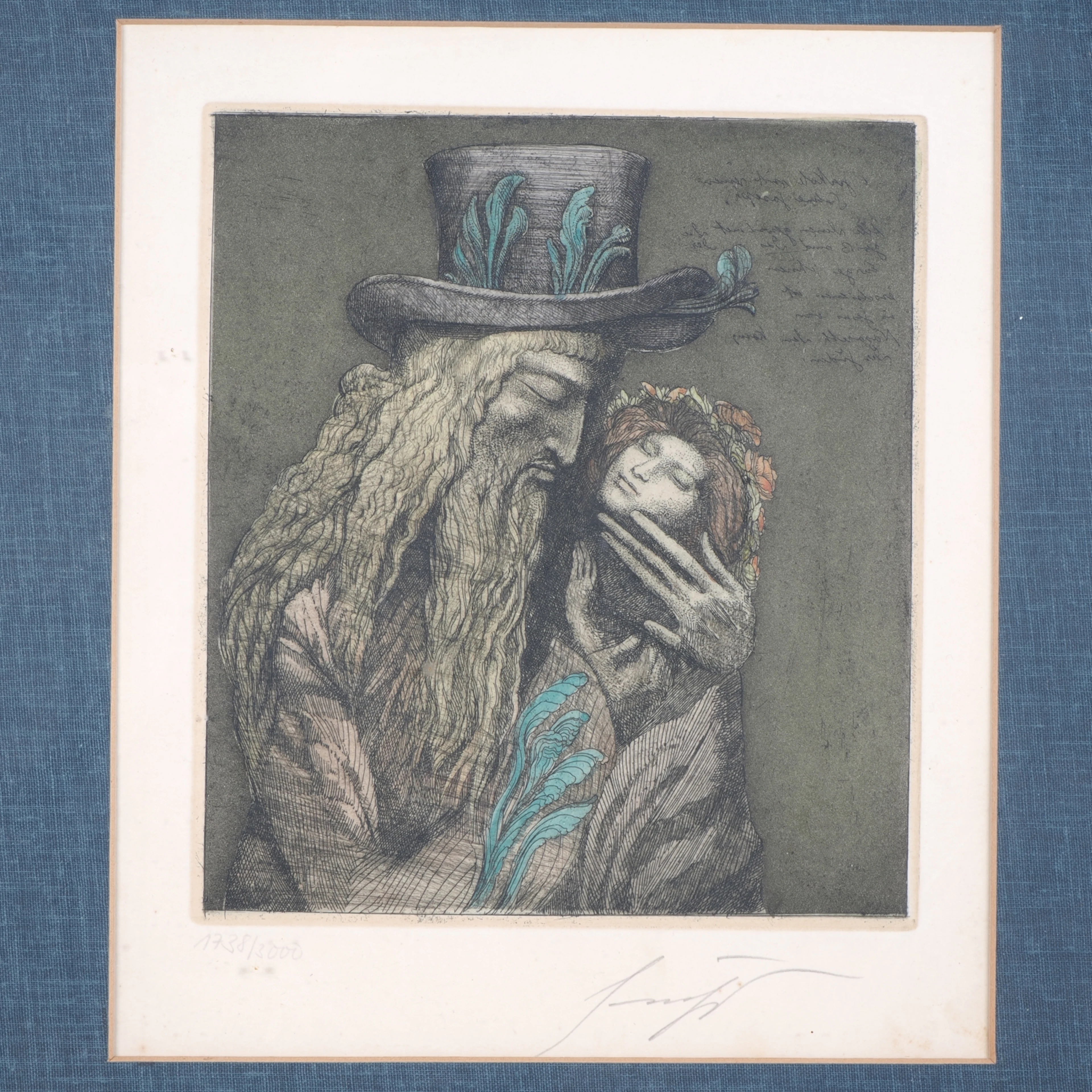 Los 266: Ernst Fuchs (1930 - 2015, Wien) - Jakob und Joseph, 1976