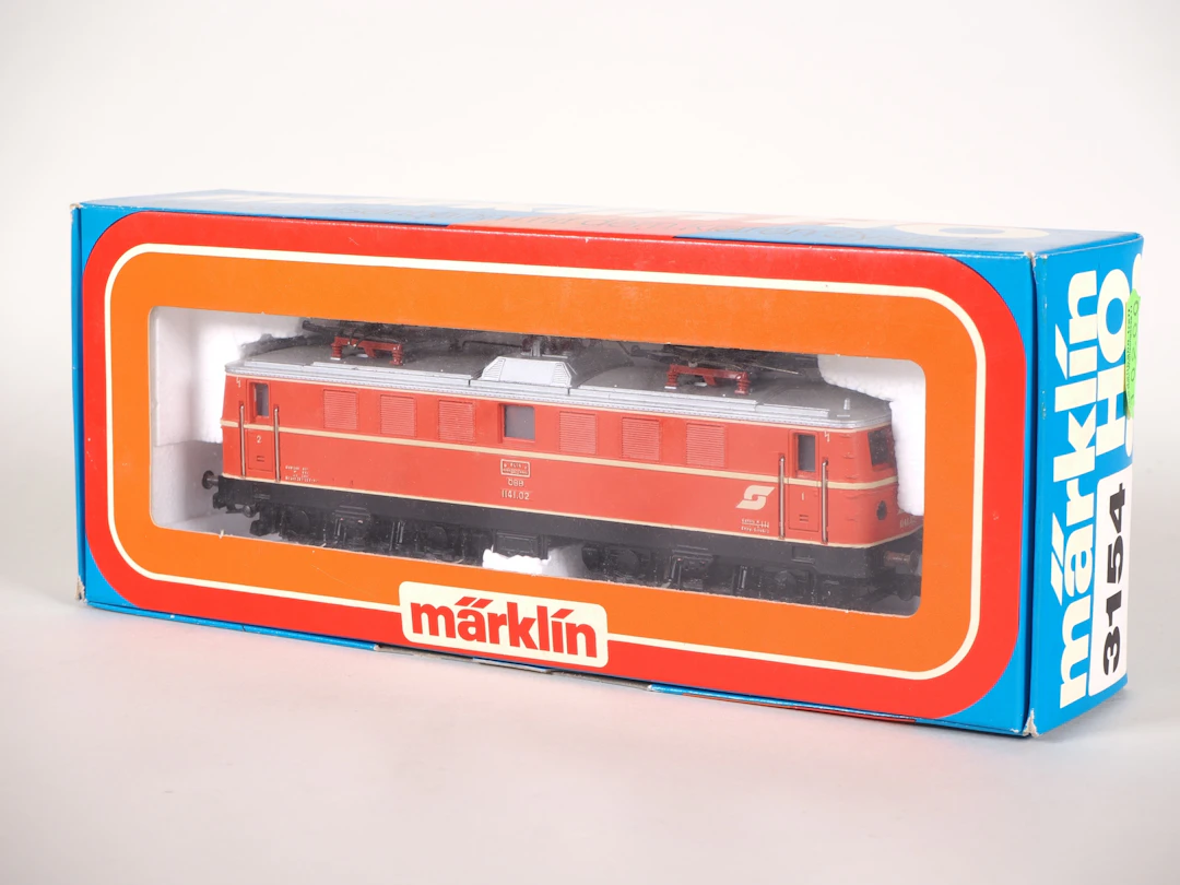 Los 1803: Märklin 3154 Elektrische Lokomotive, H0, um 1979, in OVP