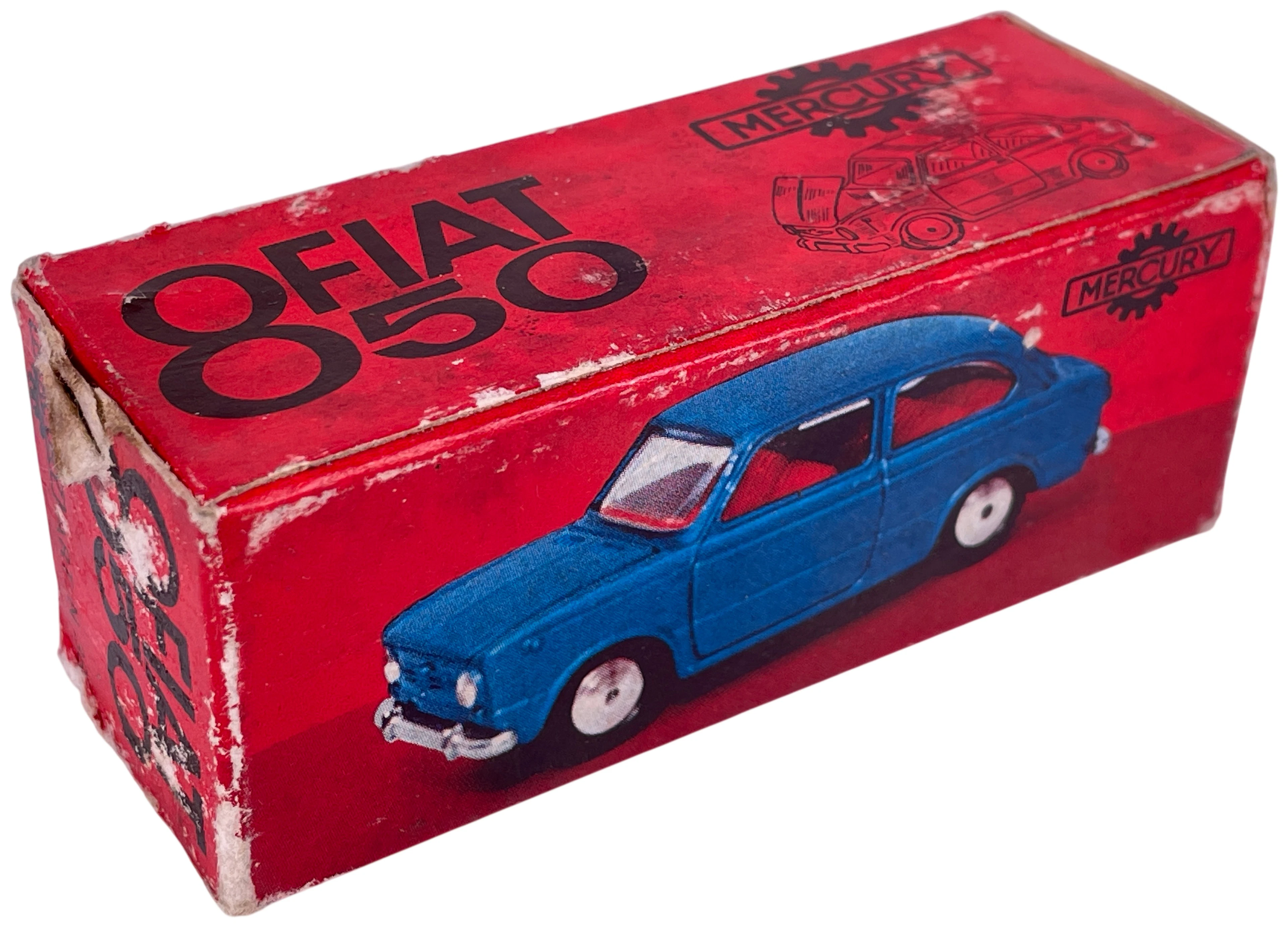 Los 1997: Mercury Fiat 850 Modellauto in OVP Art. N. 38