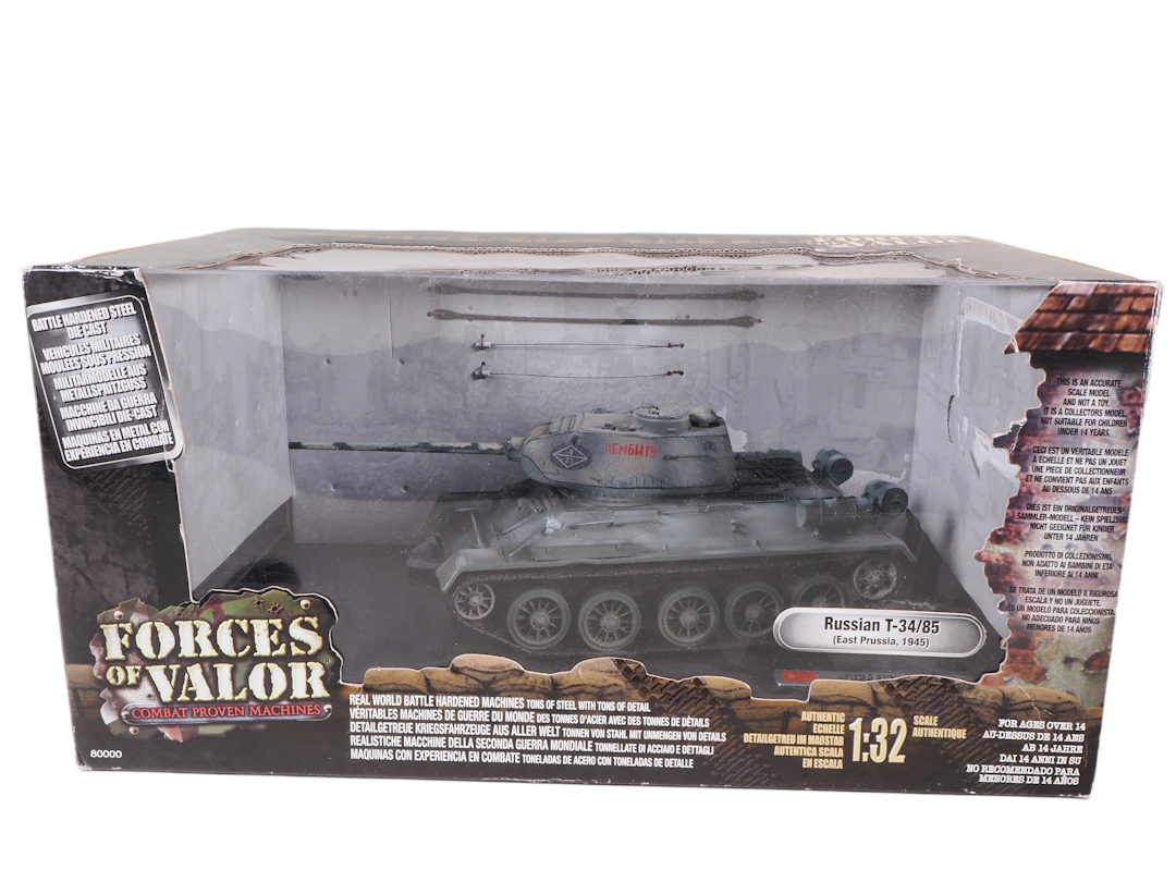 Los 2553: Unimax Forces of Valor Russian T-34/85 Panzermodell im Maßstab