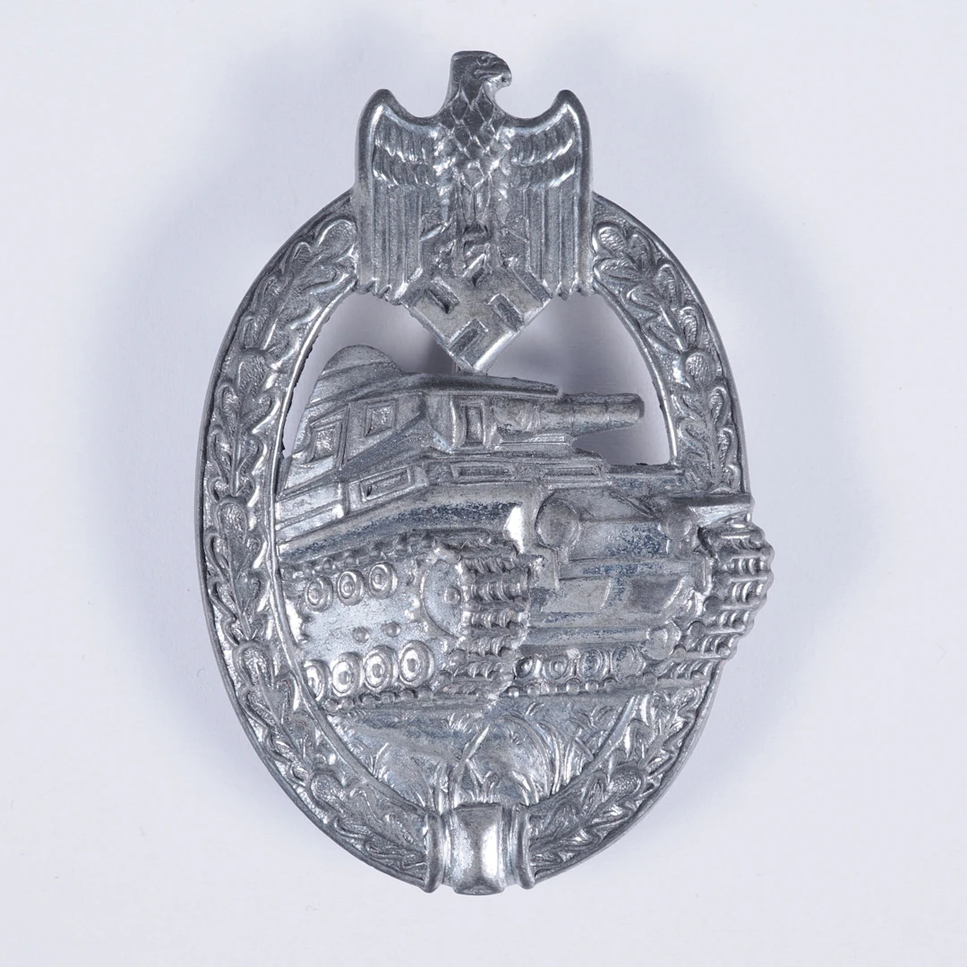 Los 2311: Panzerkampfabzeichen in Silber - Adolf Scholze "AS"