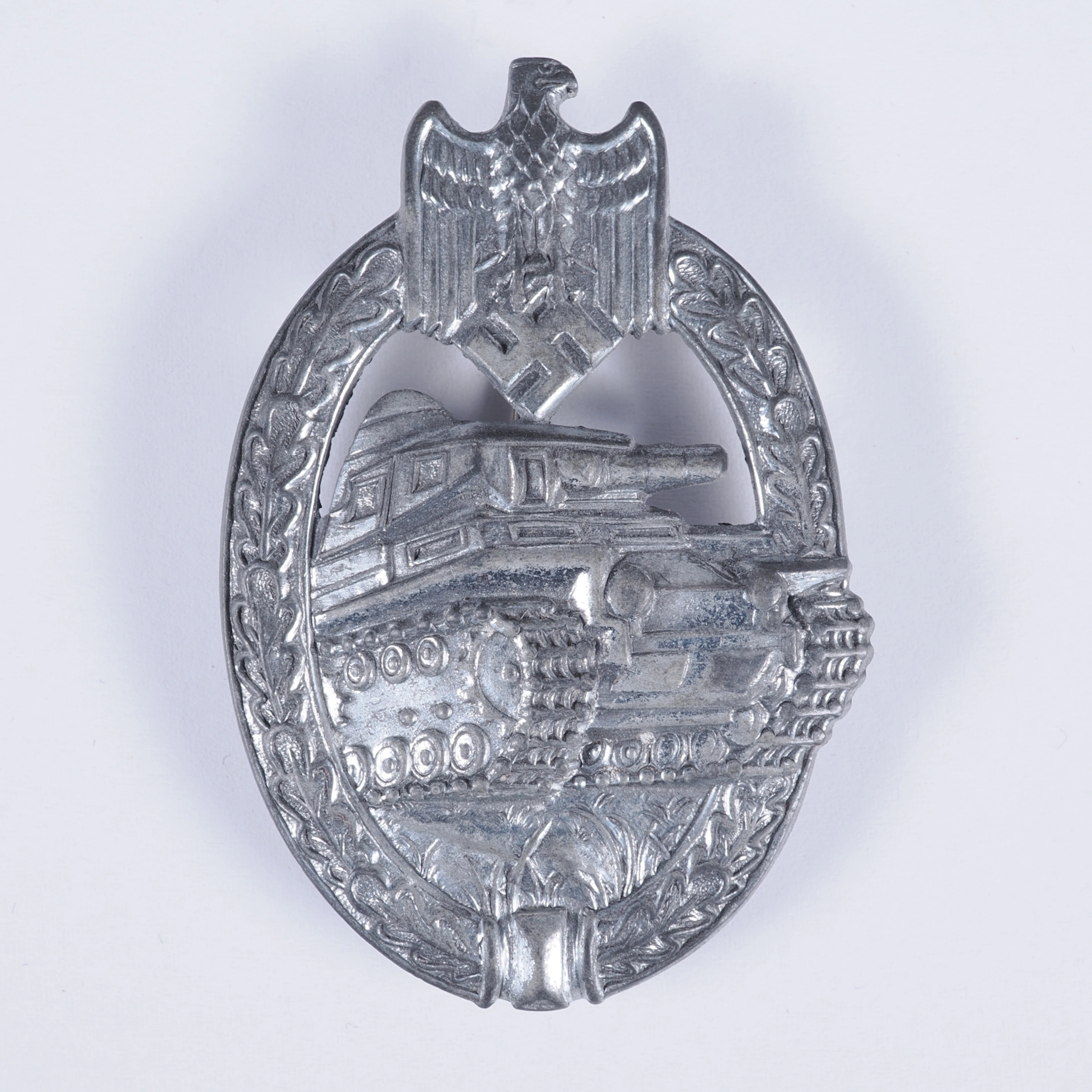 Los 2311: Panzerkampfabzeichen in Silber - Adolf Scholze "AS"