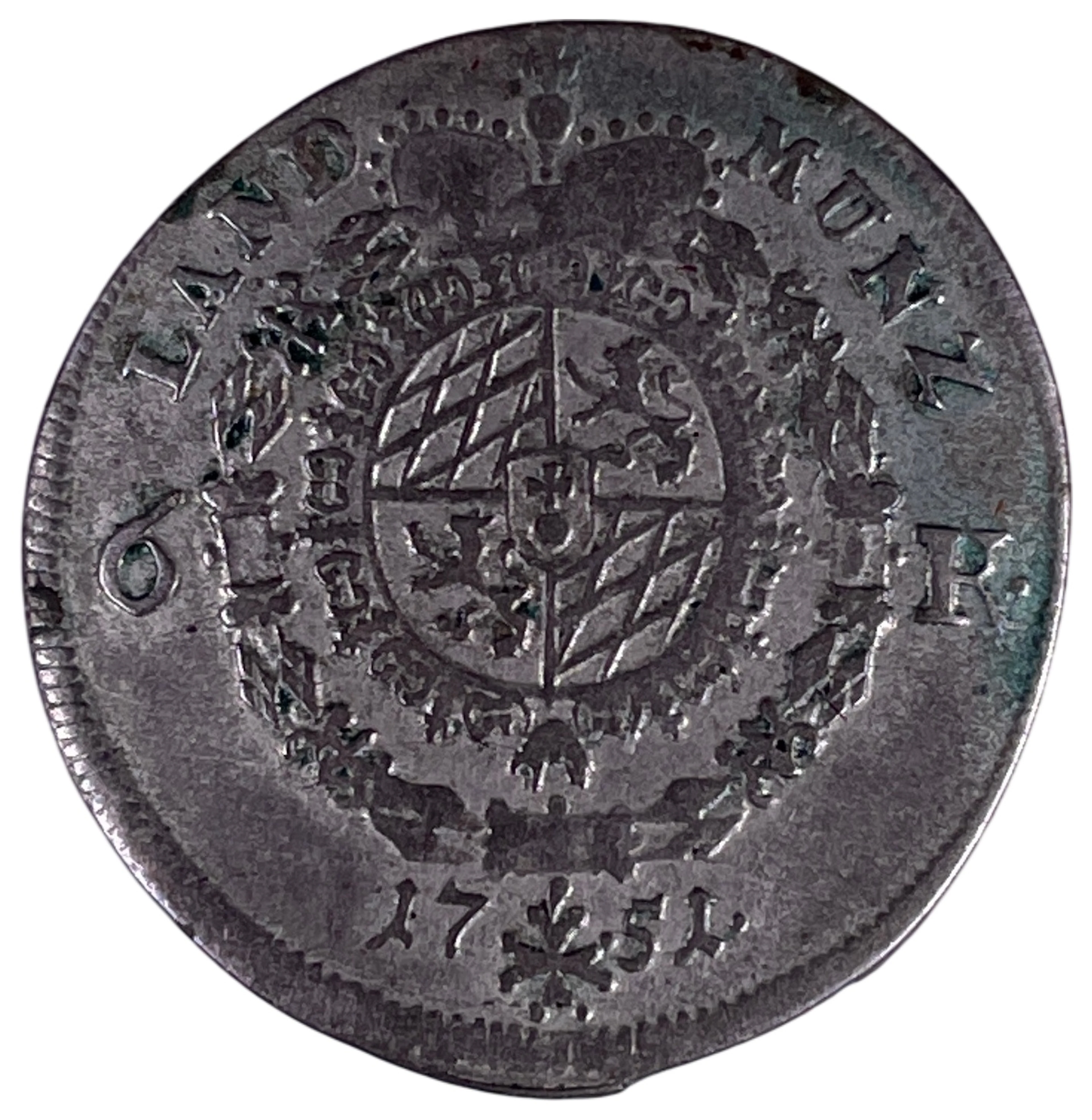 Los 1433: Silbermünze 6 Kreuzer Landmünze 1751 Bayern Maximilian III. Joseph