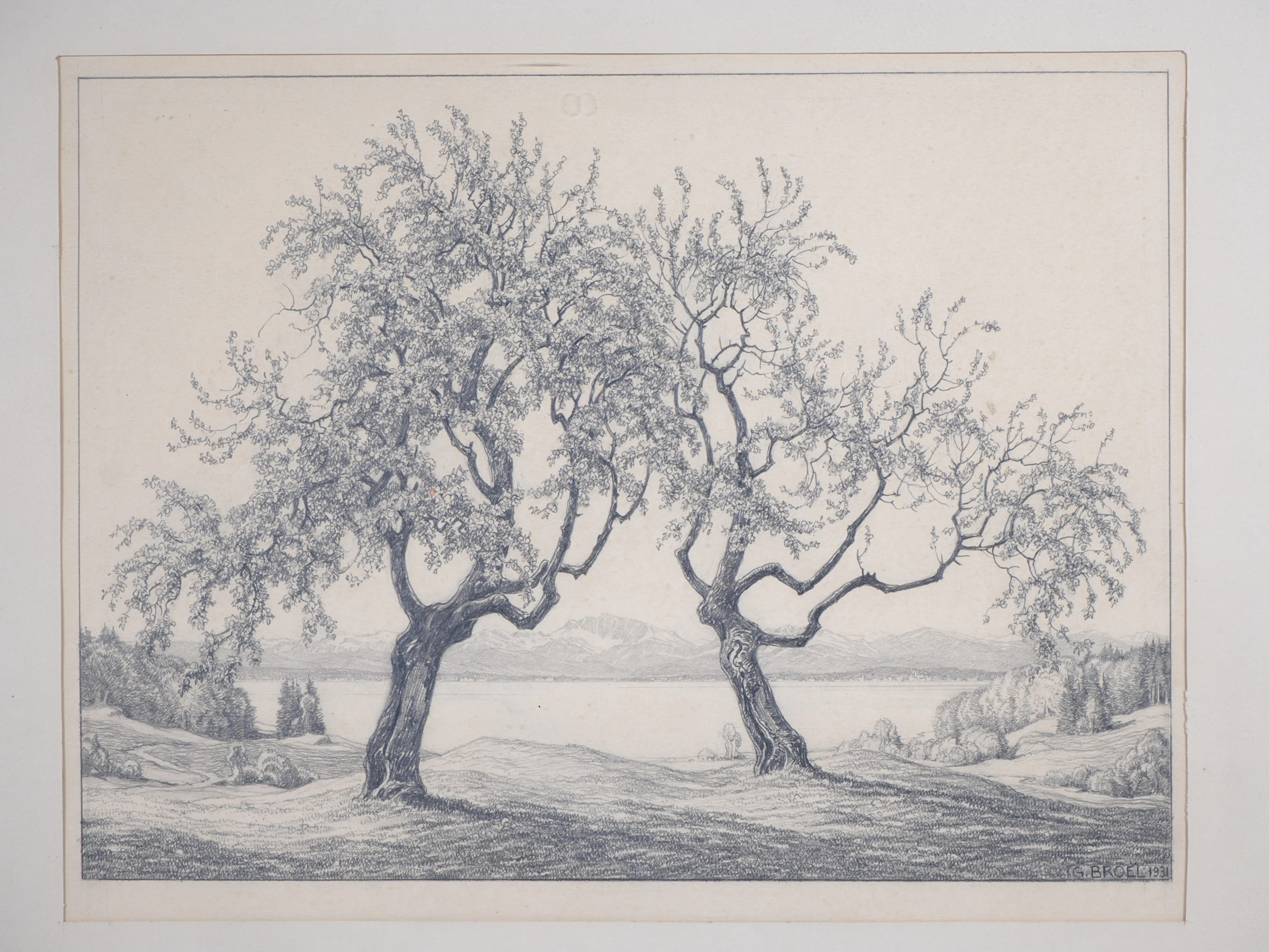 Los 7: Georg Broel (1884, Bad Honnef - 1940, München) - Zeichnung