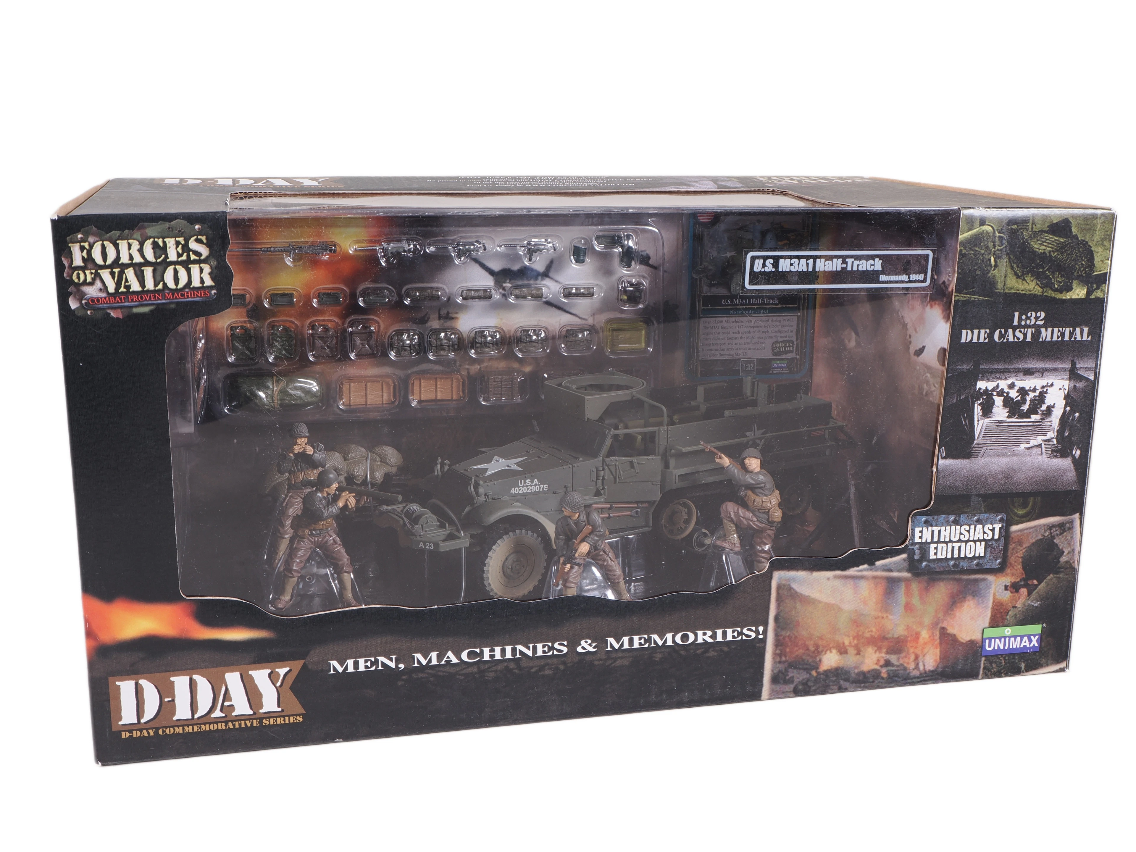 Los 2552: Unimax Forces of Valor D-Day Commemorative Series U.S. M3A1