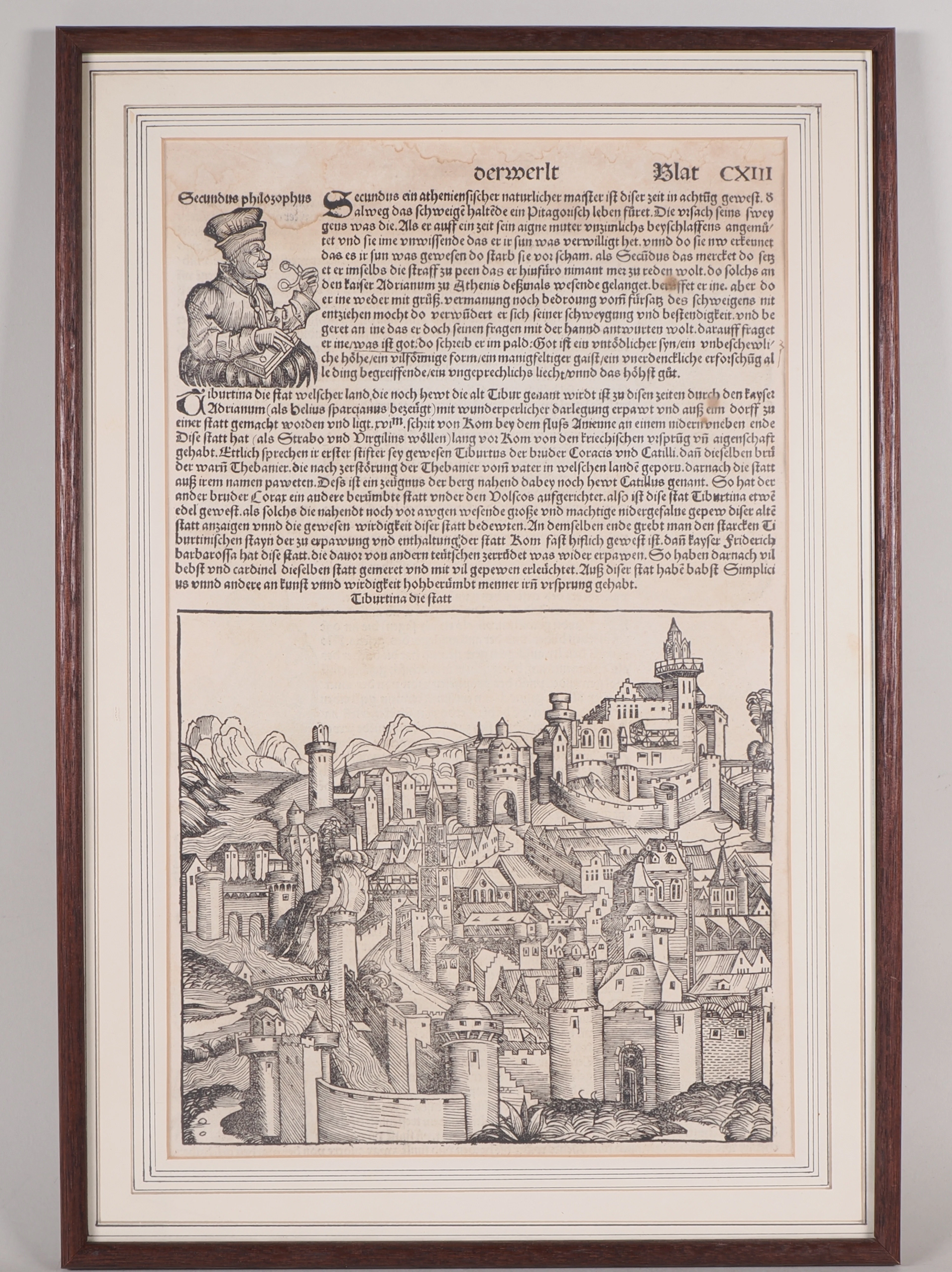 Los 1234: Hartmann Schedel (1440 - 1514) - Tiburtina (Rom), 1493