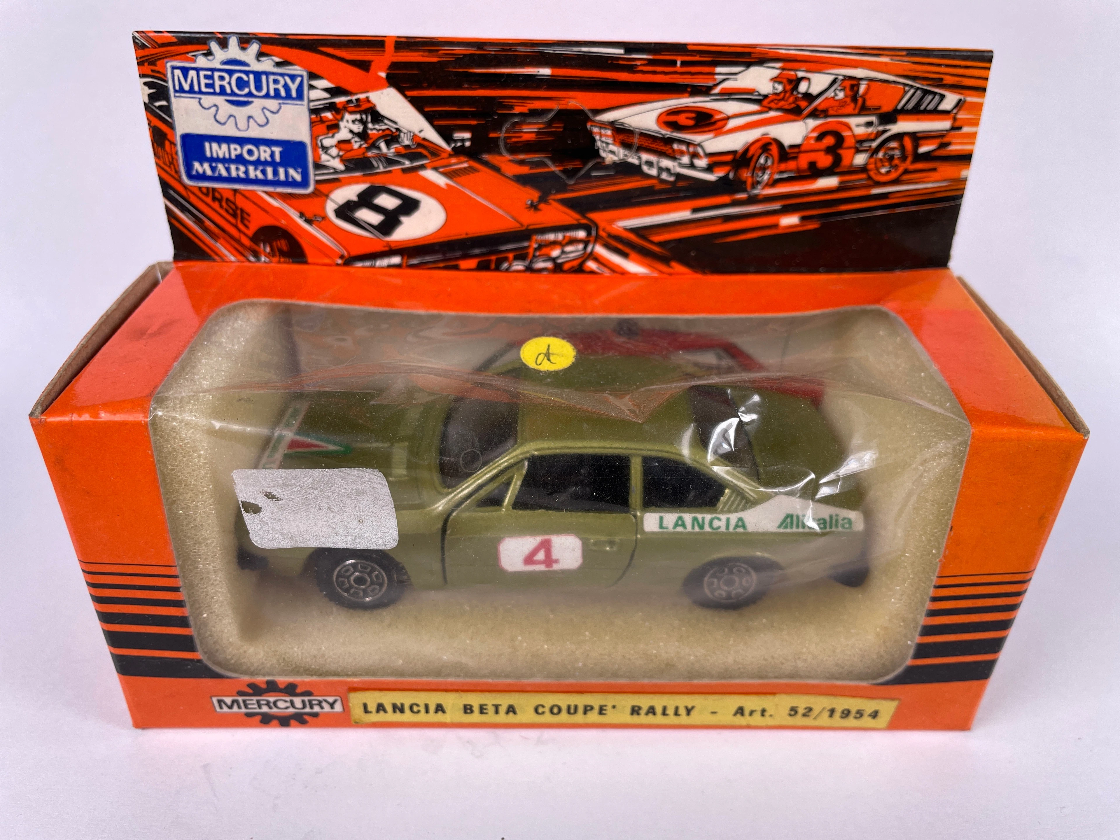 Los 1985: Mercury Lancia Beta Coupe Rally Modellauto in OVP Import Märklin