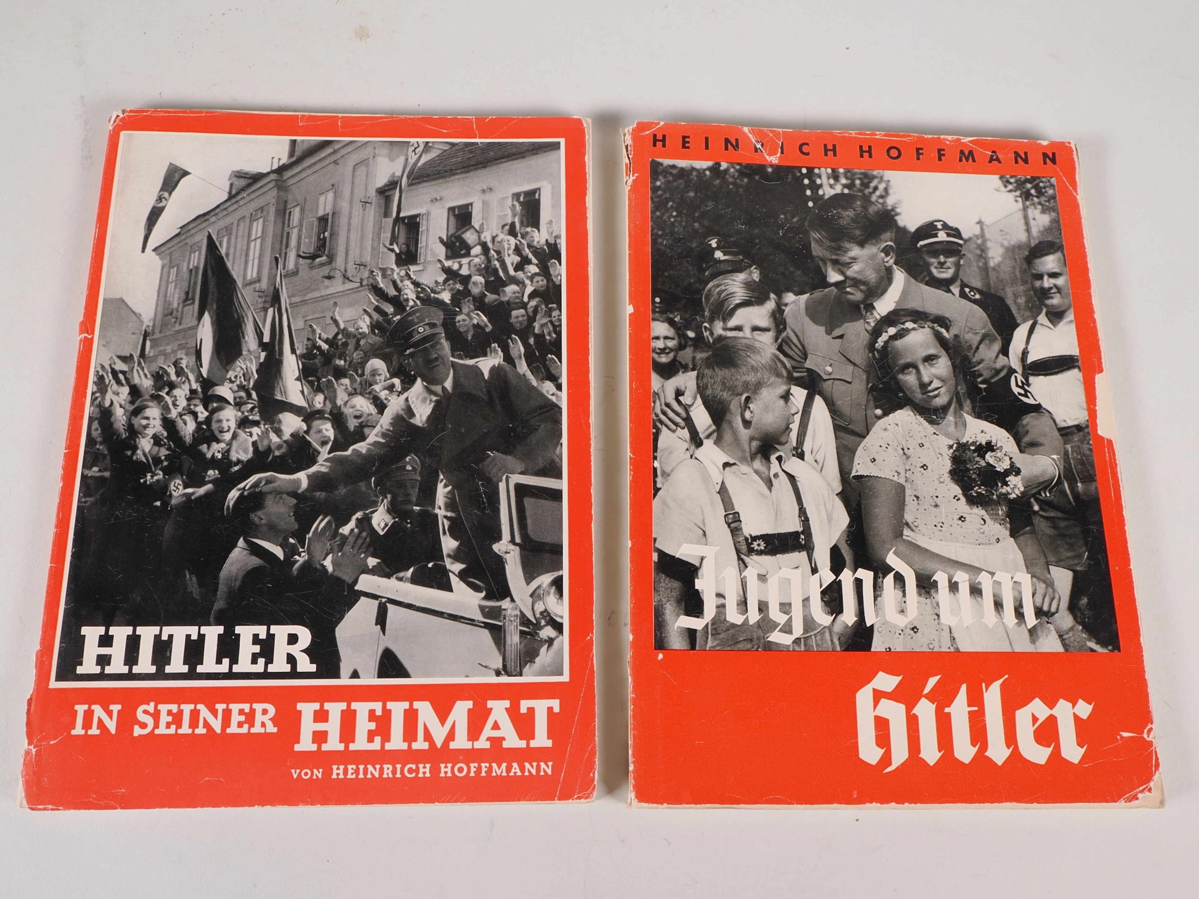Los 2467: 2x Heinrich Hoffmann Jugend um Hitler / Hitler in seiner Heimat