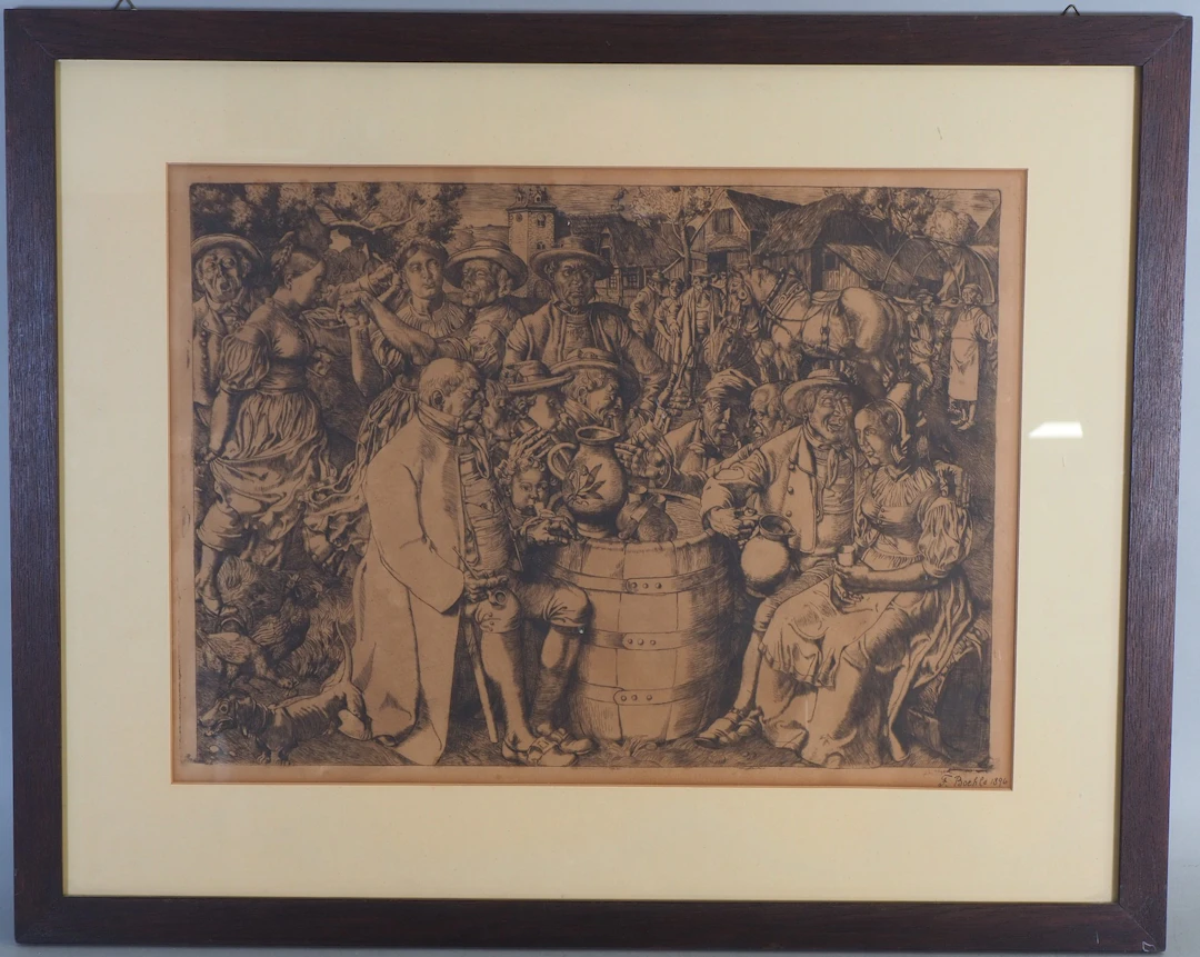 Los 246: Fritz Boehle (1873 -1916), Weinfest, 1896