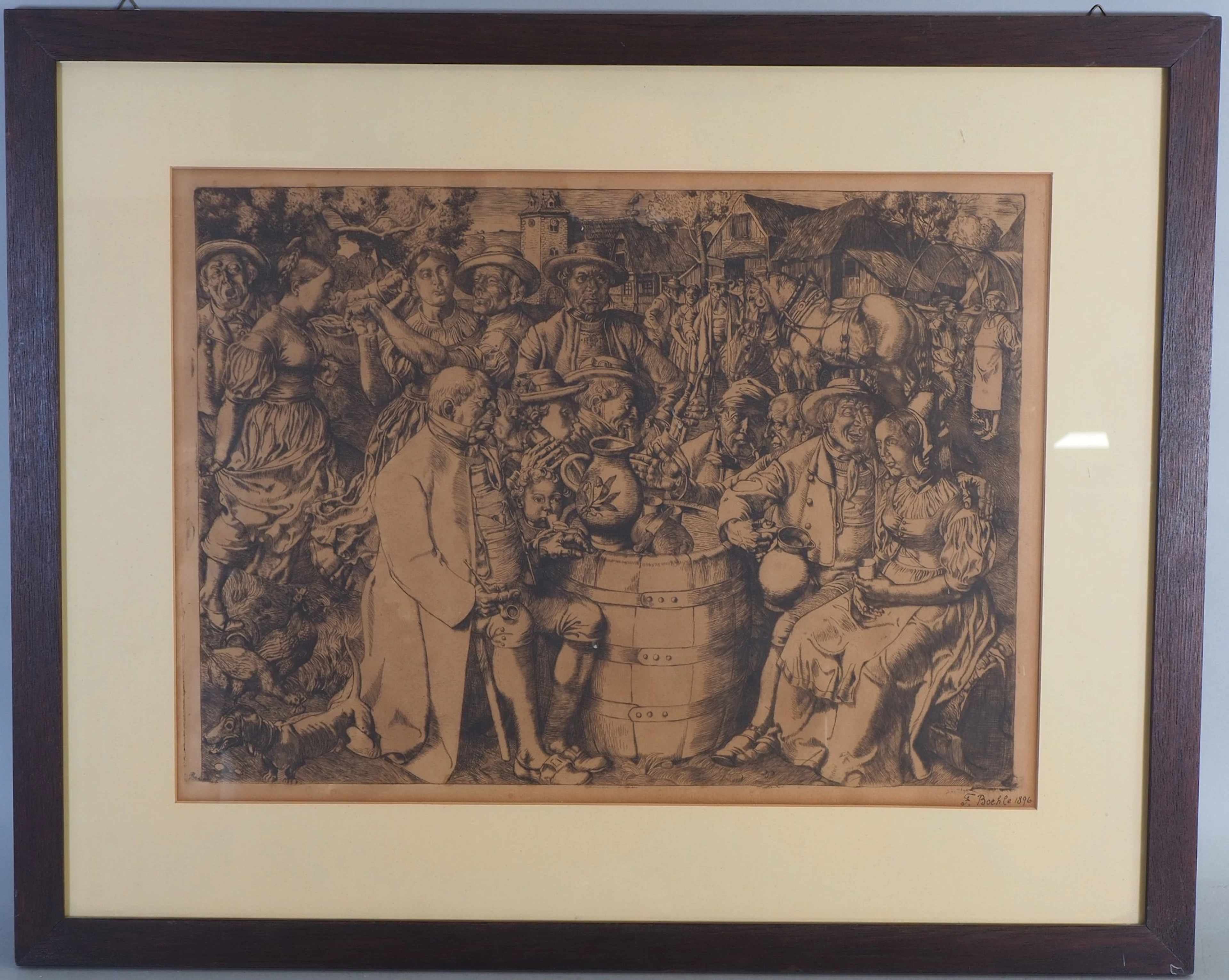 Los 246: Fritz Boehle (1873 -1916), Weinfest, 1896