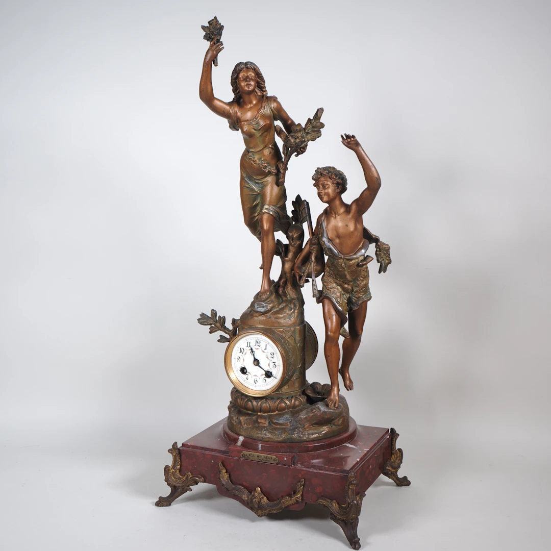 Los 575: Große Figurenuhr "Lenzkirch" um 1880