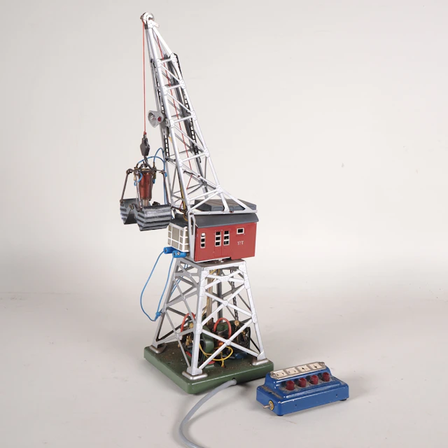 Los 1919: Märklin H0 Kran 7051 el. Greifer, mit Stellpult