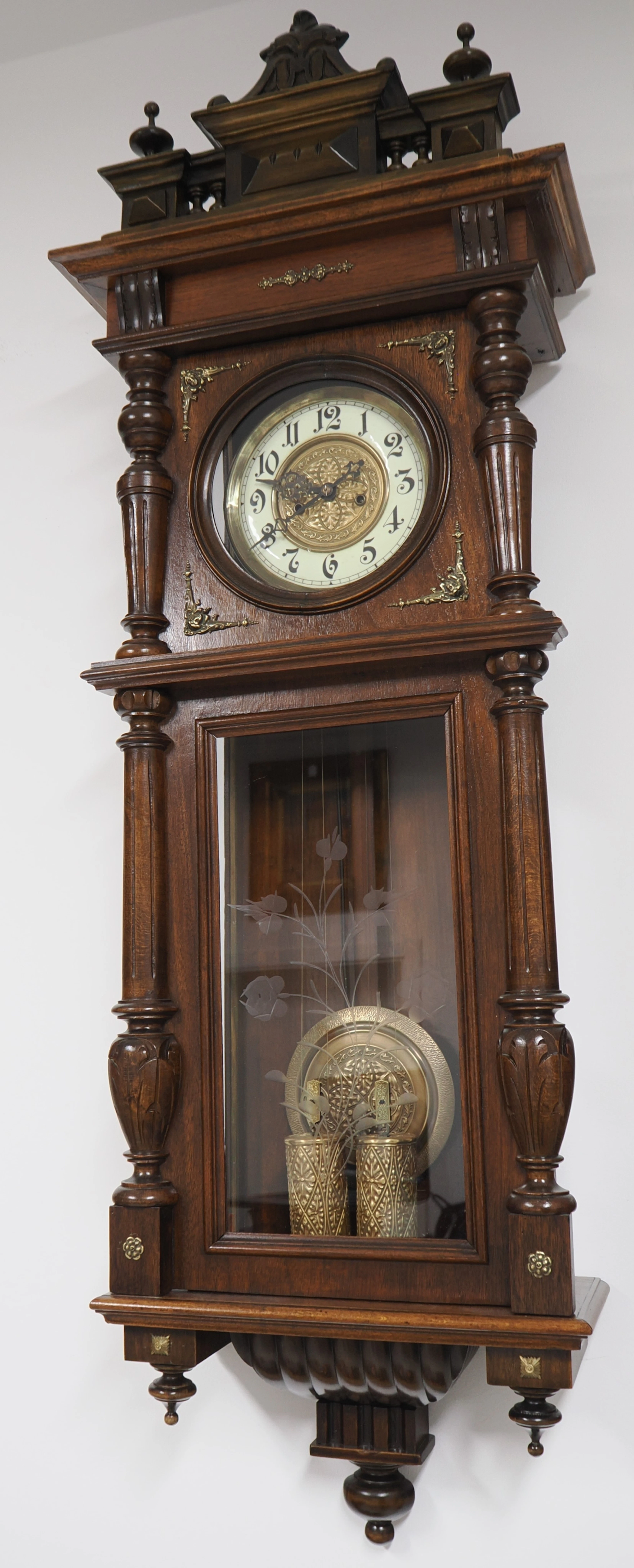 Los 570: Regulator im Prunk Gehäuse um 1870