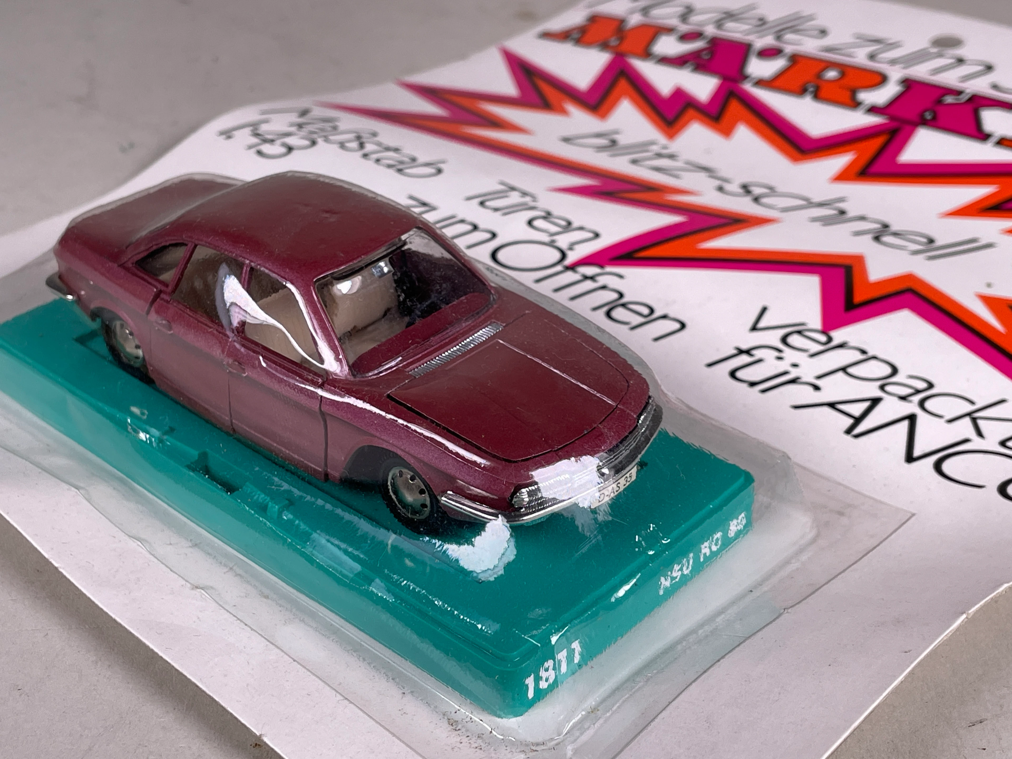 Los 2000: Märklin RAK 1811 NSU Ro 80 Modellauto in OVP