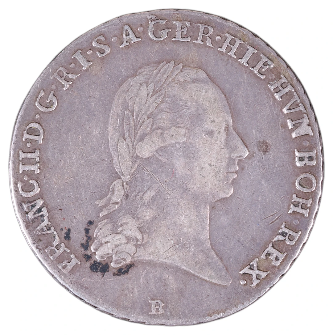 Los 1439: Österreichische Niederlande 1/4 Kronenthaler Franz II. 1795