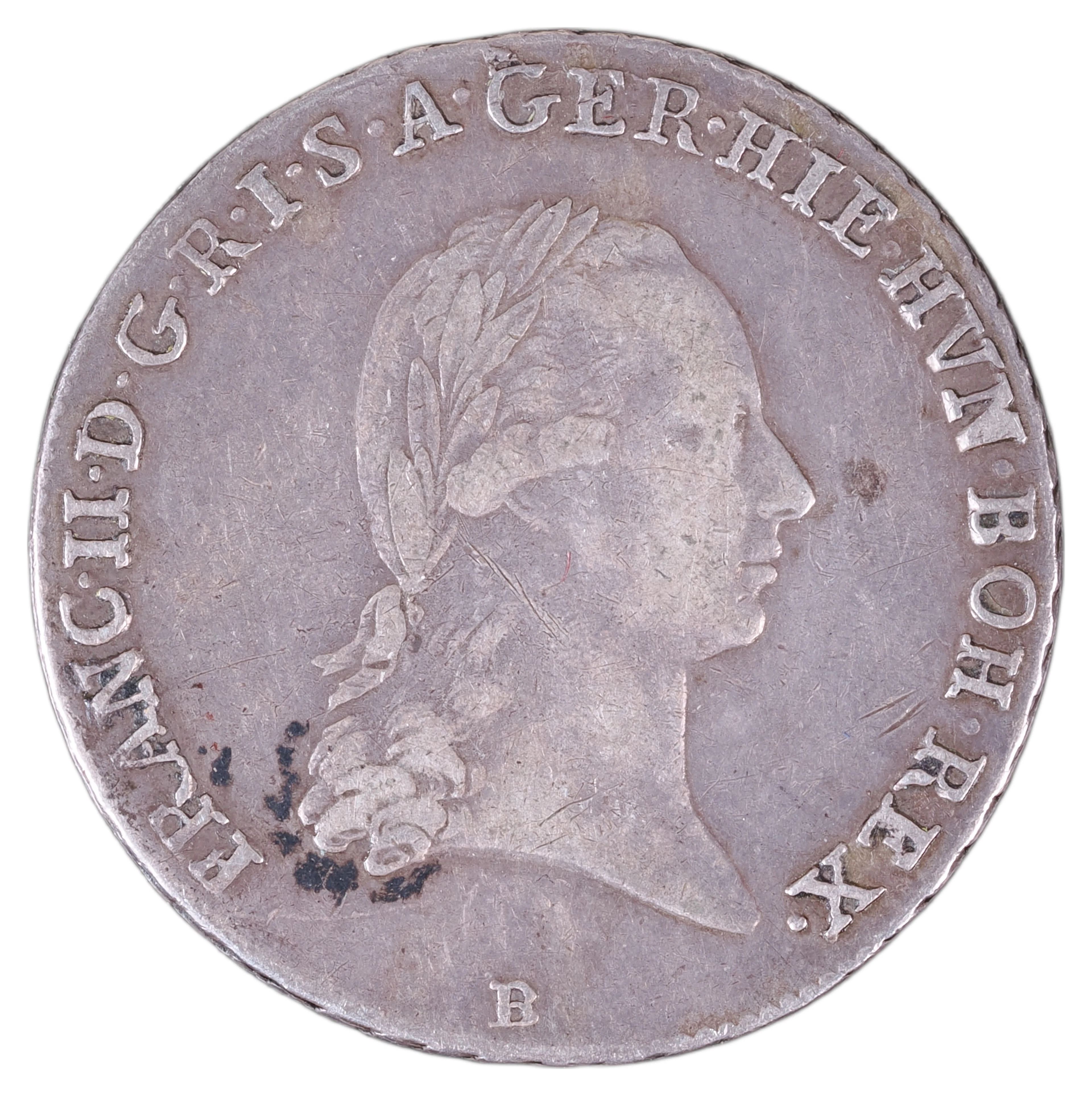 Los 1439: Österreichische Niederlande 1/4 Kronenthaler Franz II. 1795