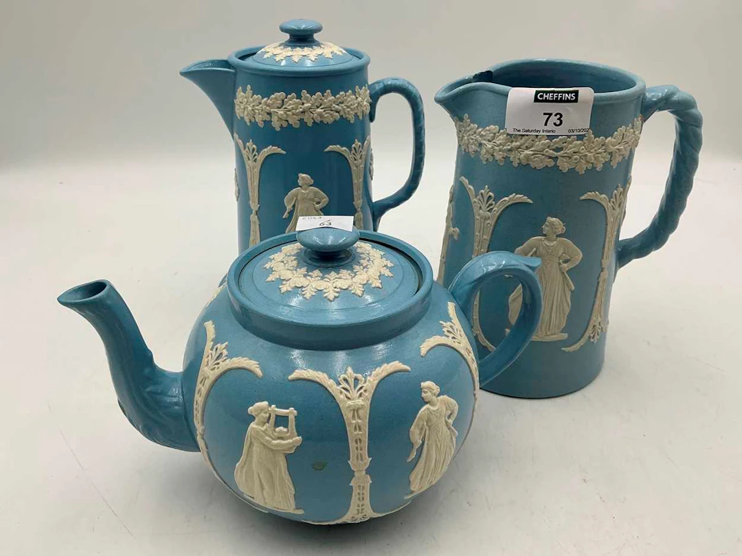 Collection of 19th century blue and white transfer...