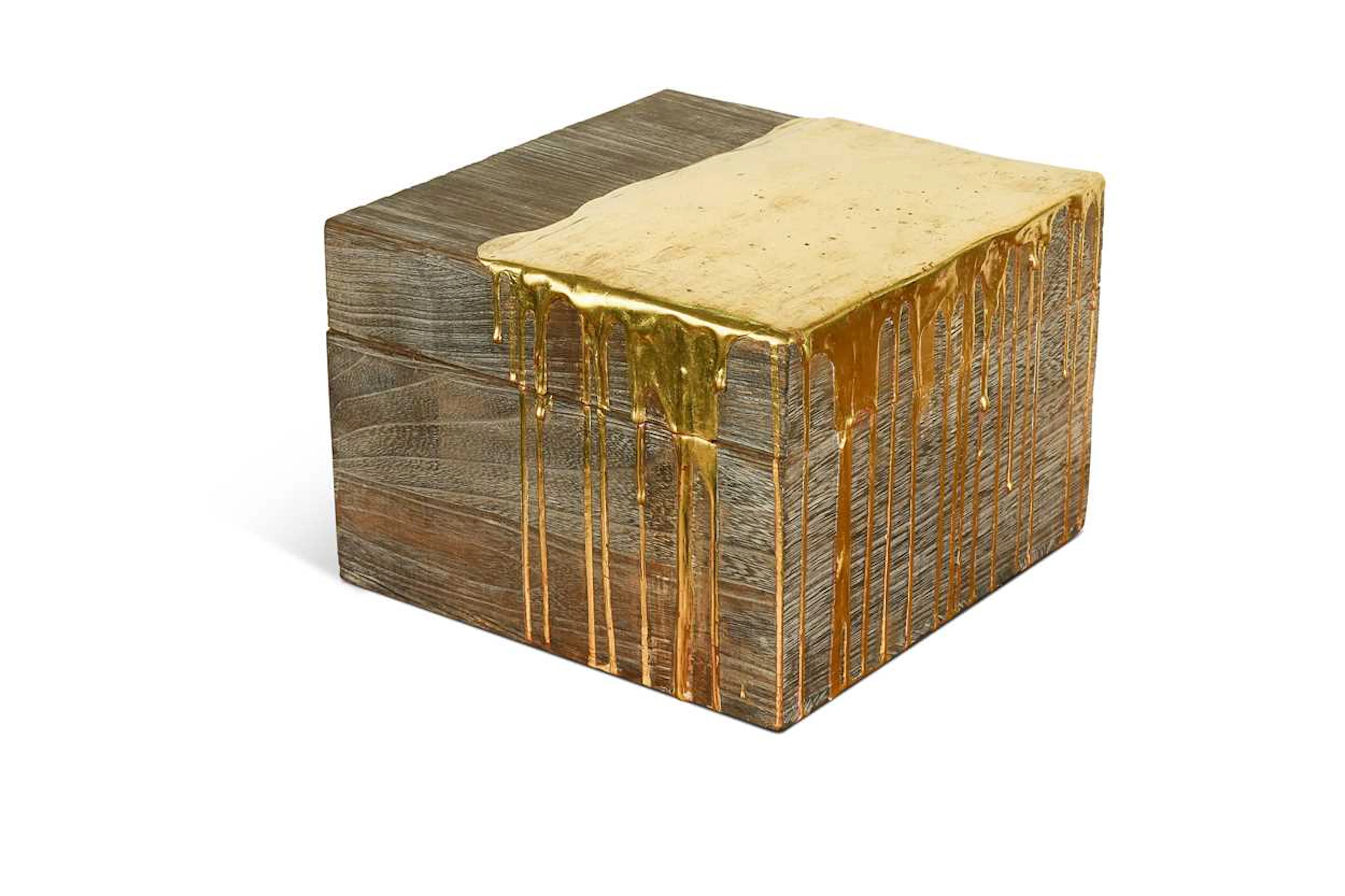 Nancy Lorenz (b. 1962), Poured Gold Box, 2007
