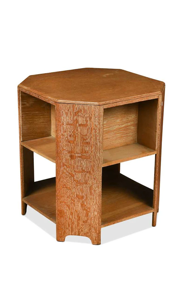 A Heal's limed oak book table, circa 1930