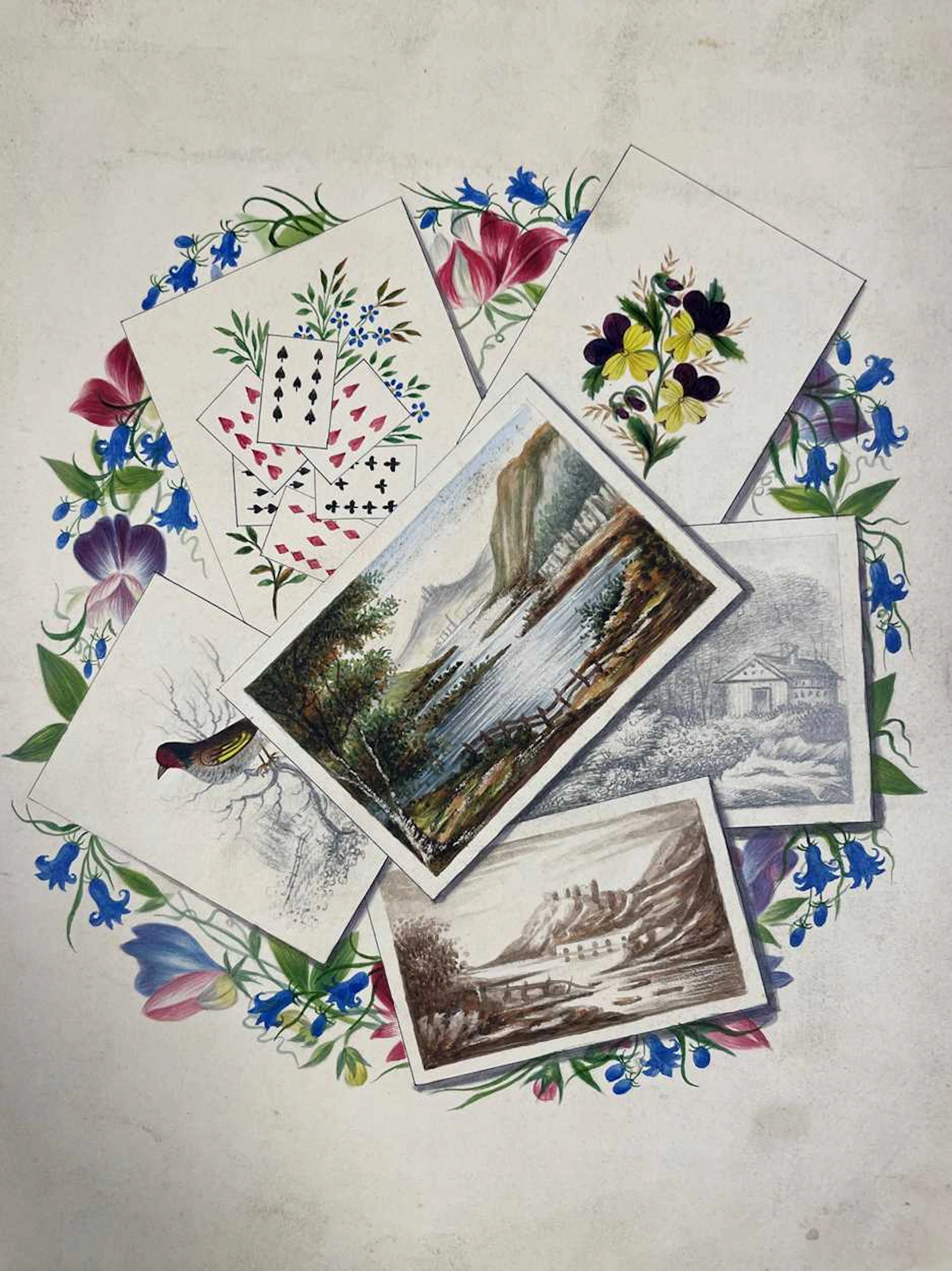 A quantity of original works on paper