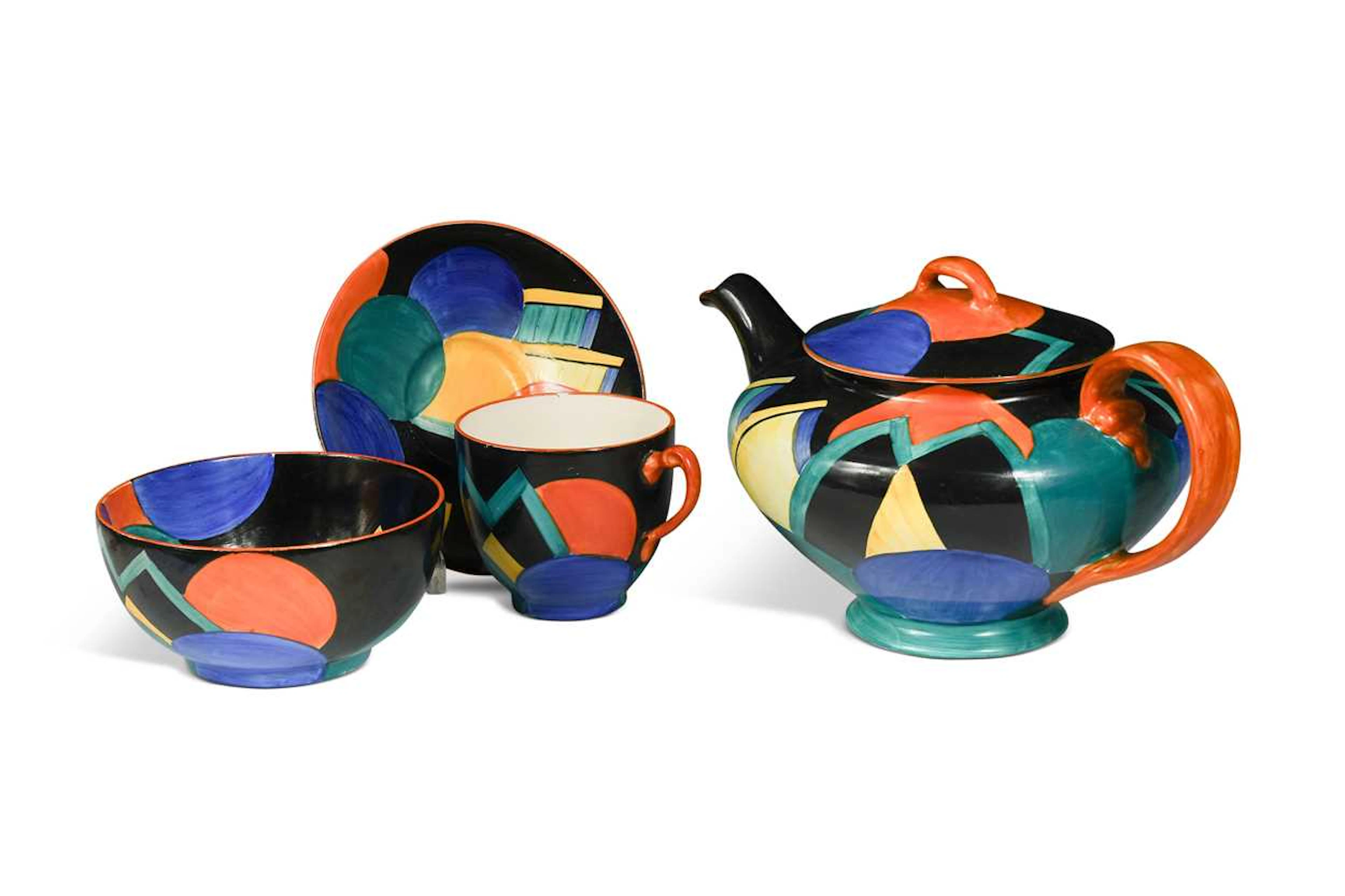 Susie Cooper at Gray's Pottery, Moon and Mountains, pattern no.7960
