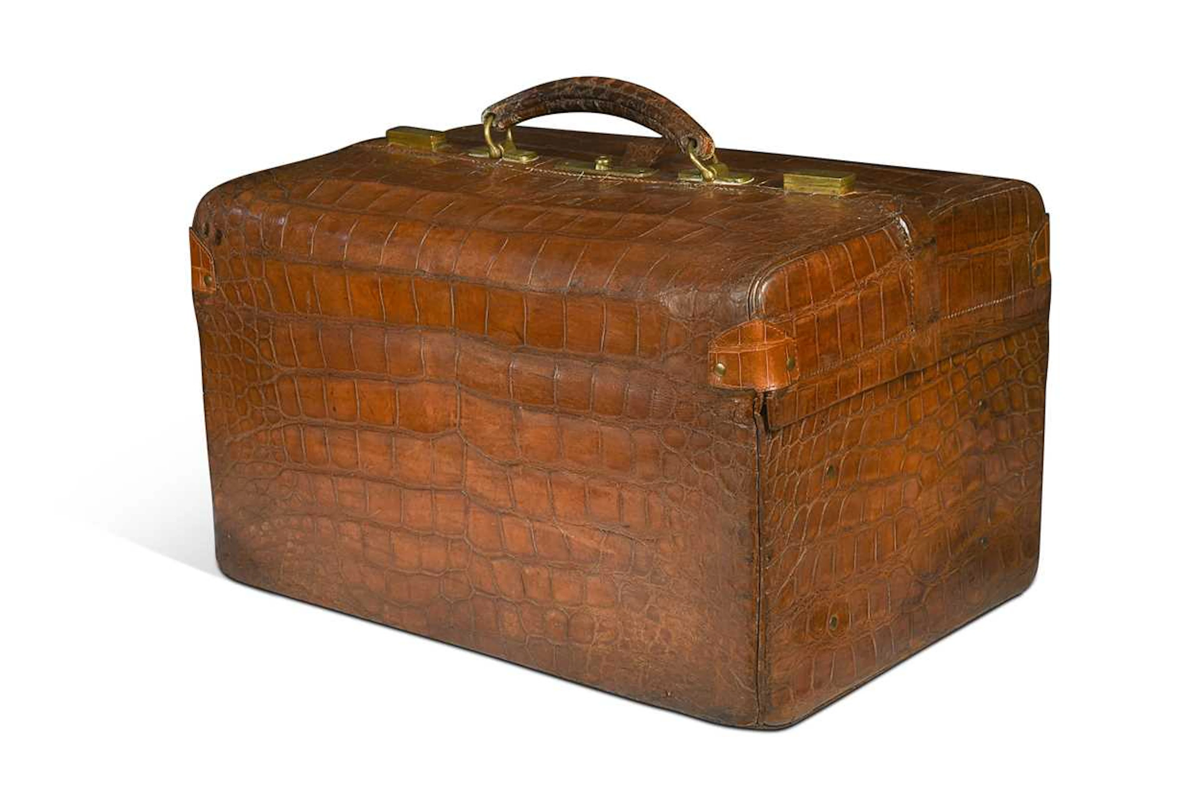 Asprey & Co., a crocodile Gladstone bag