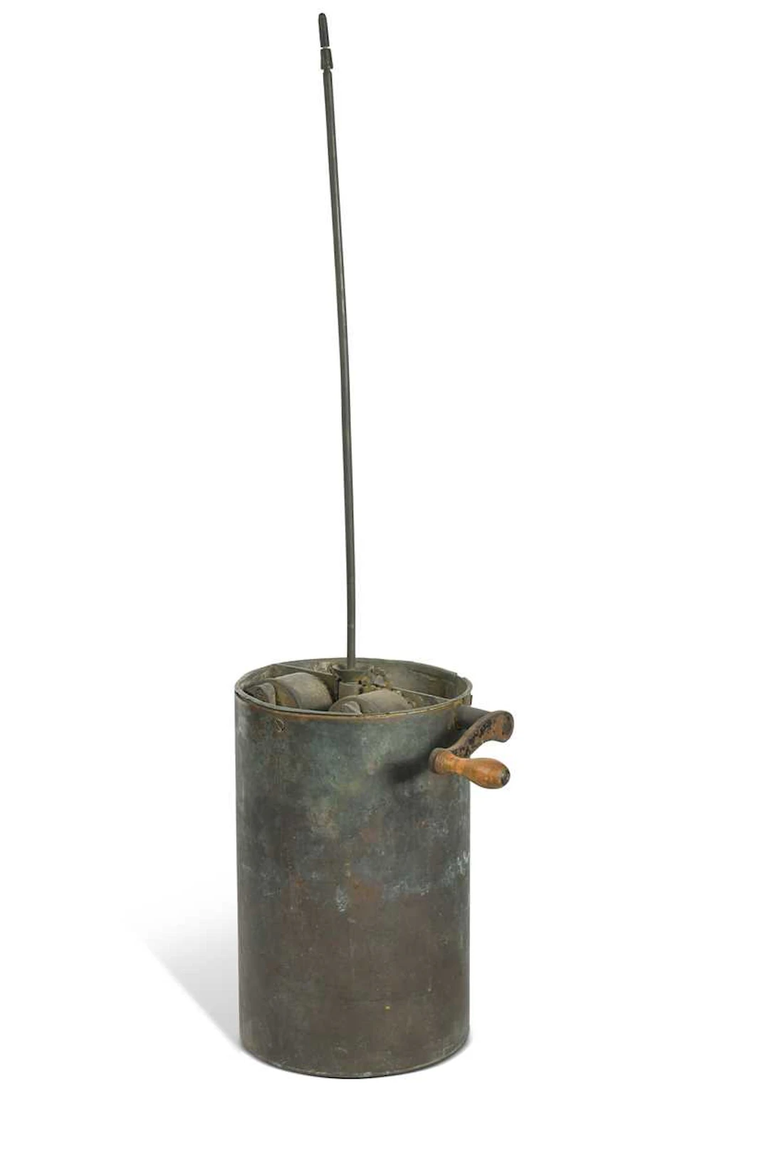 A cylindrical body clockwork mechanism, late 18th or early 19th century
