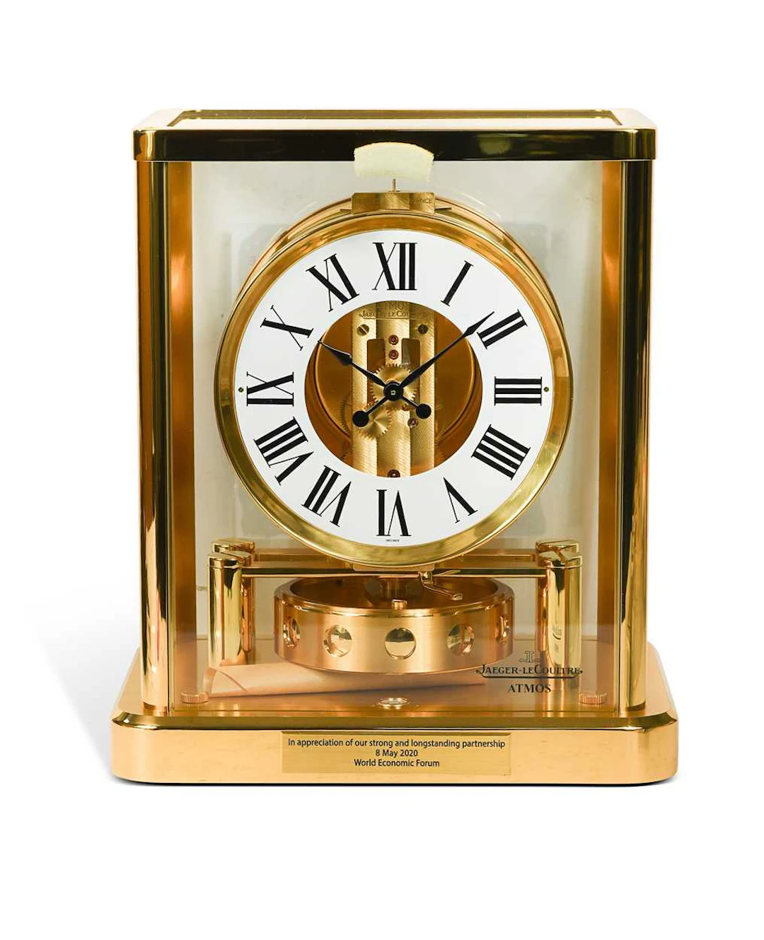 Jaeger-LeCoultre, an Atmos mantle clock, 2020