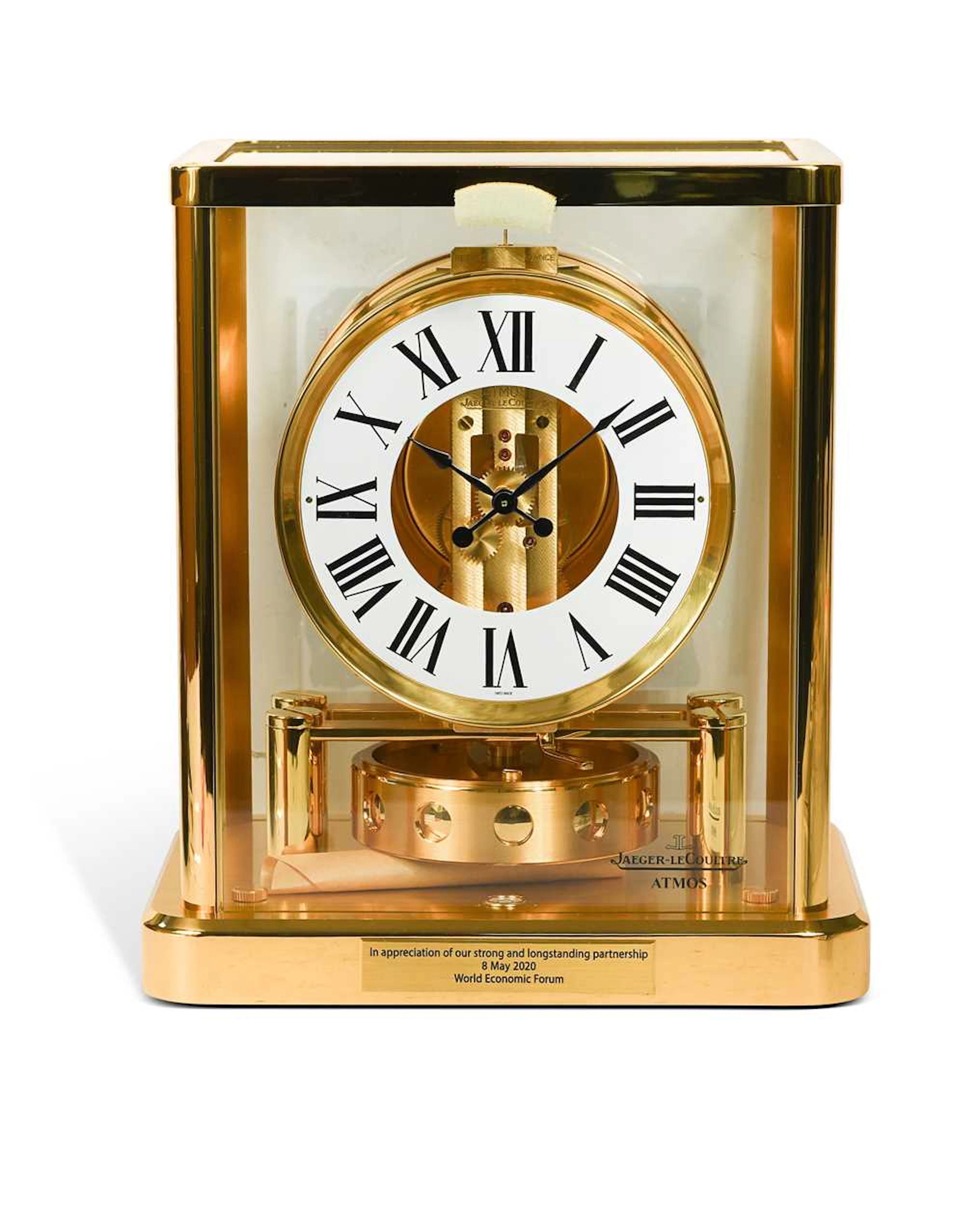 Jaeger-LeCoultre, an Atmos mantle clock, 2020