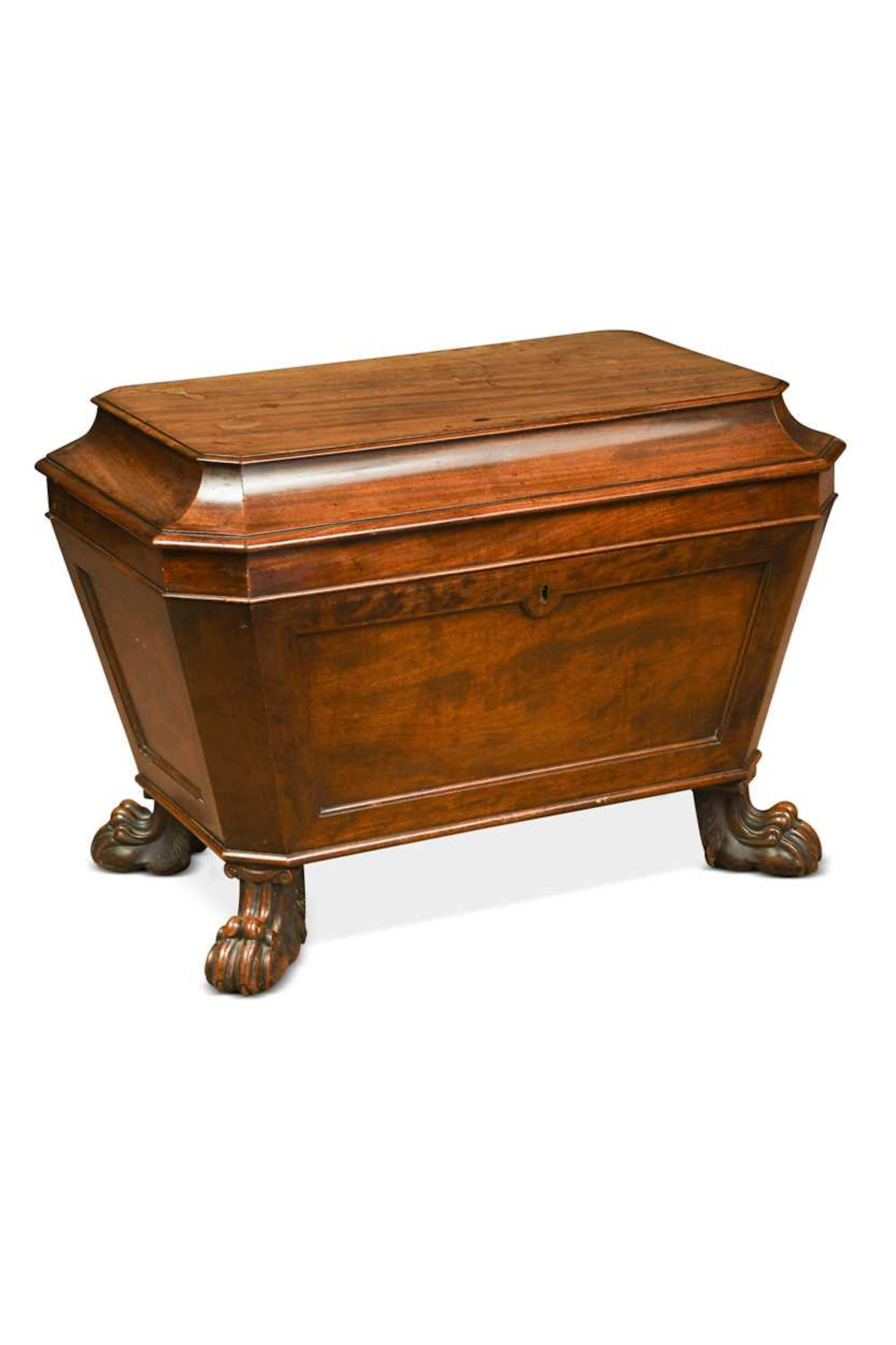 A Regency mahogany wine cooler
