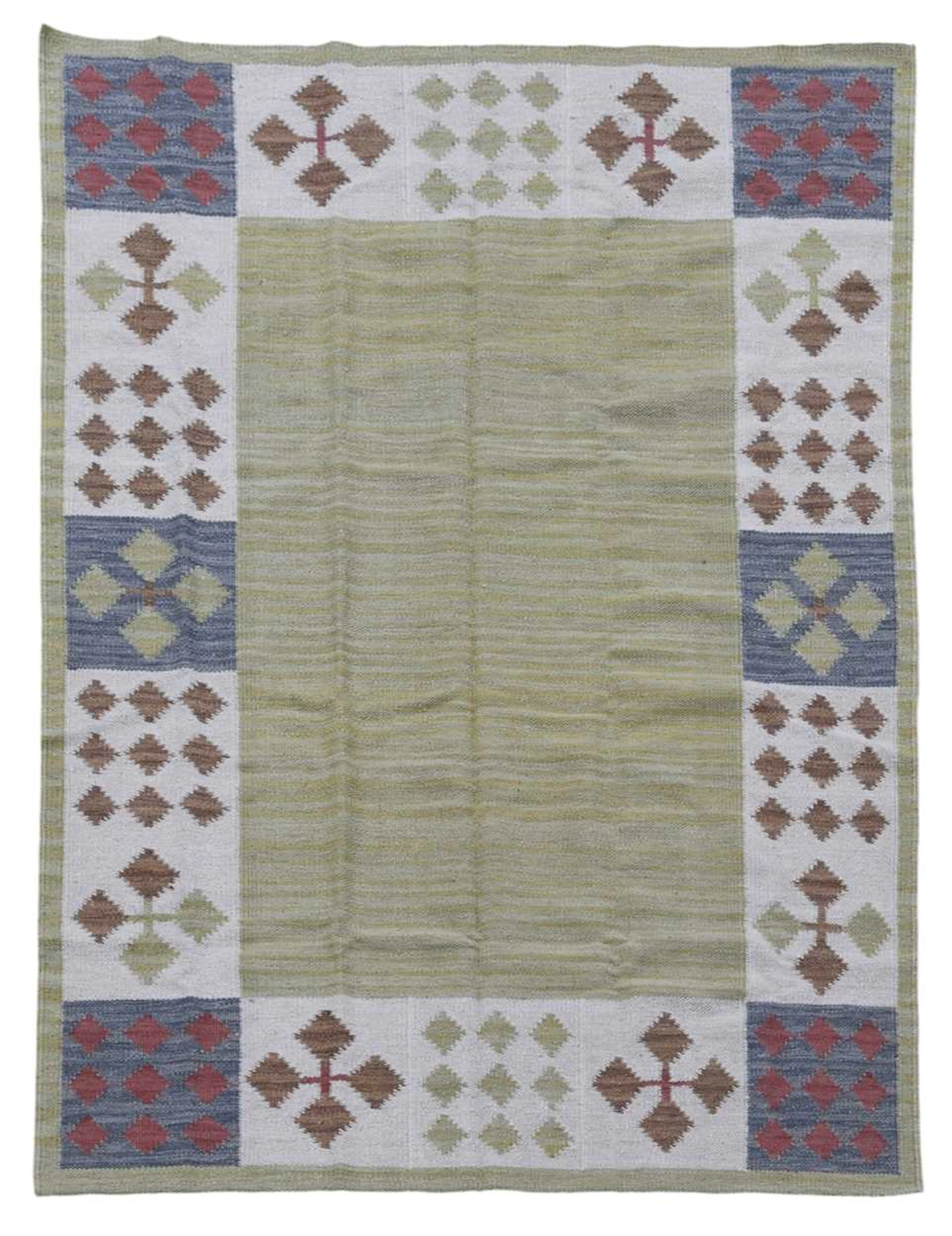A contemporary Scandinavian-inspired kelim carpet