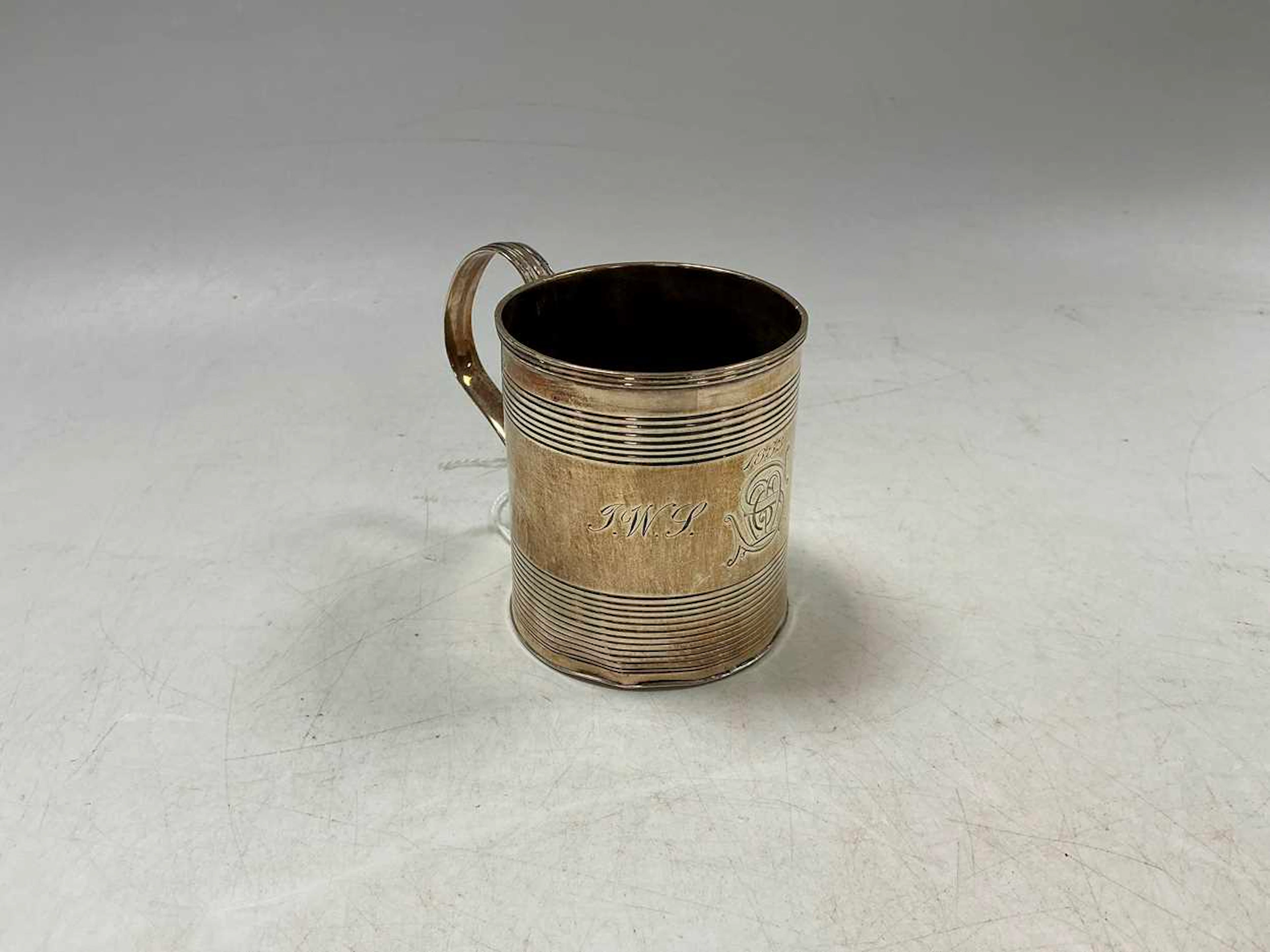 A George III silver mug by Thomas Hayter