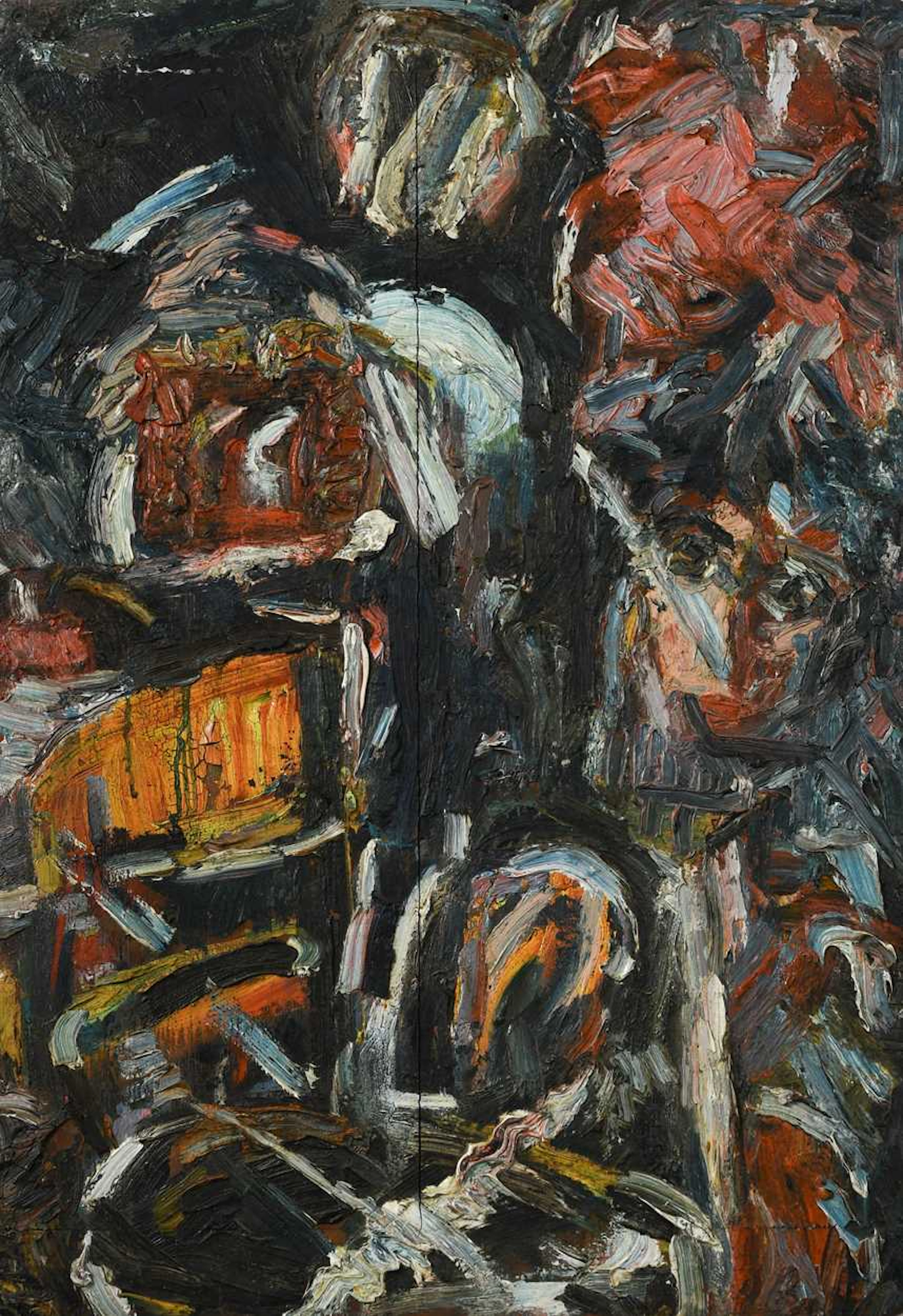 In the manner of Frank Auerbach (1931-2024)
