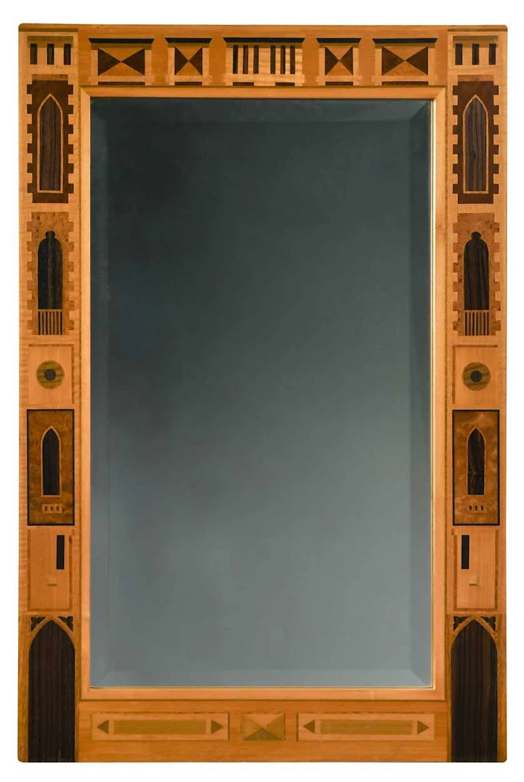 David Linley, a marquetry wall mirror