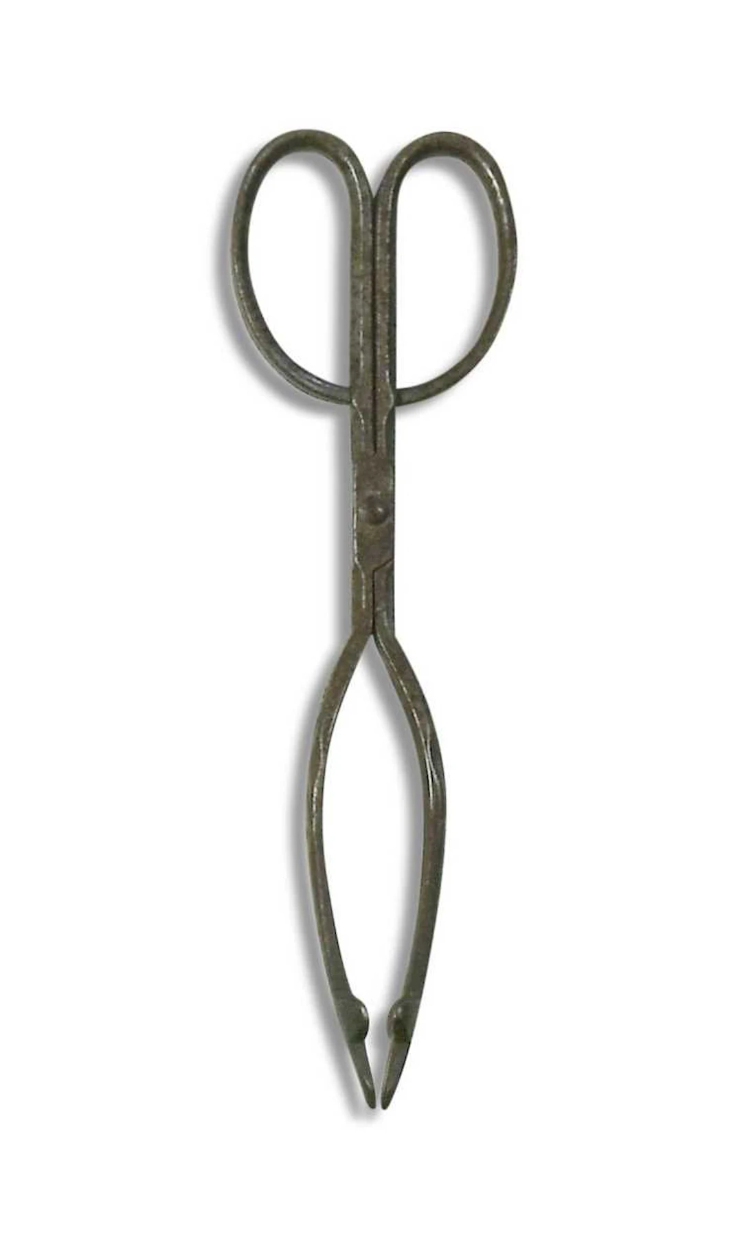 Ernest Gimson (1864-1919), a pair of polished steel scissor-action