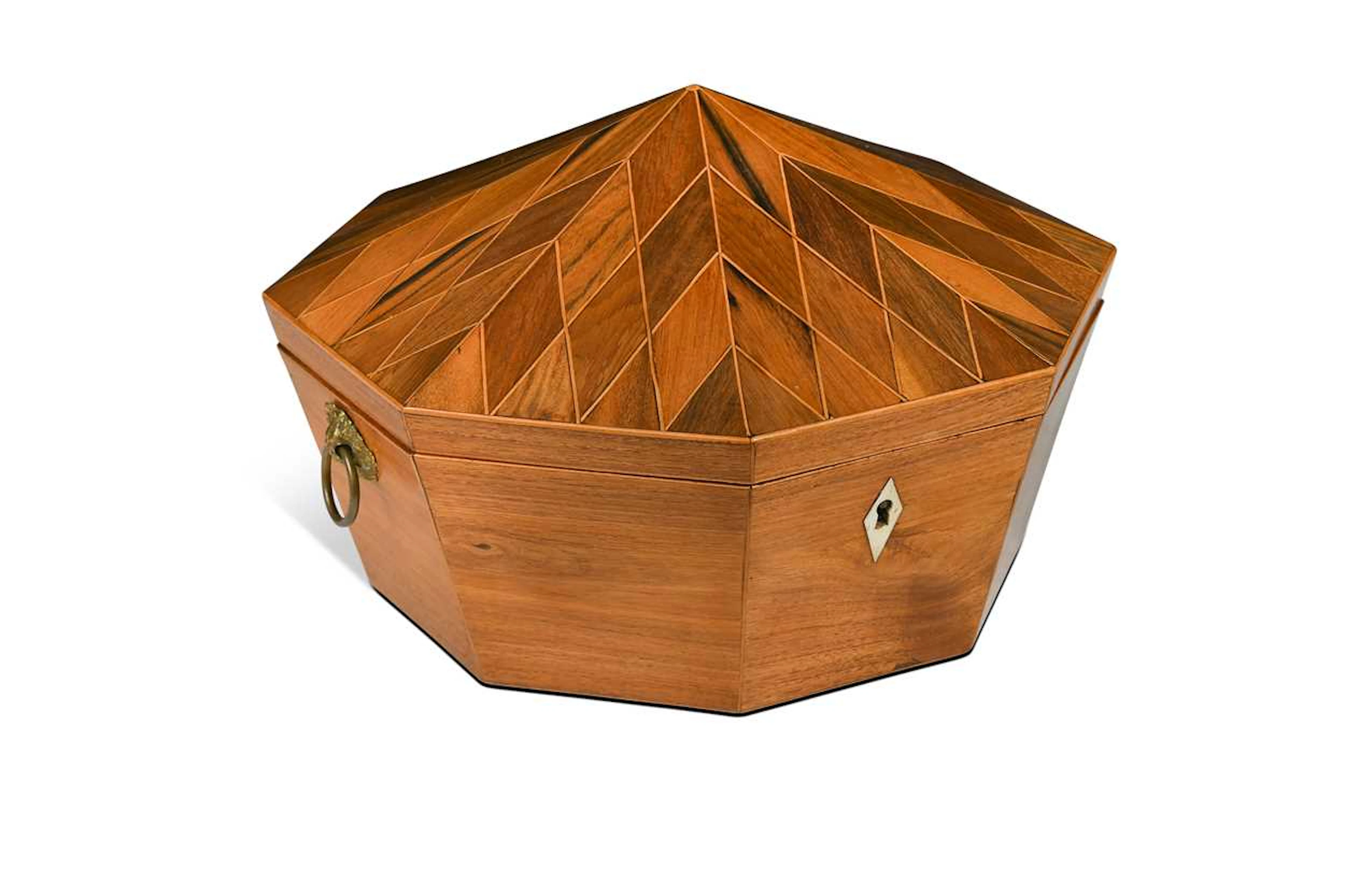 A Regency parquetry box, circa 1820