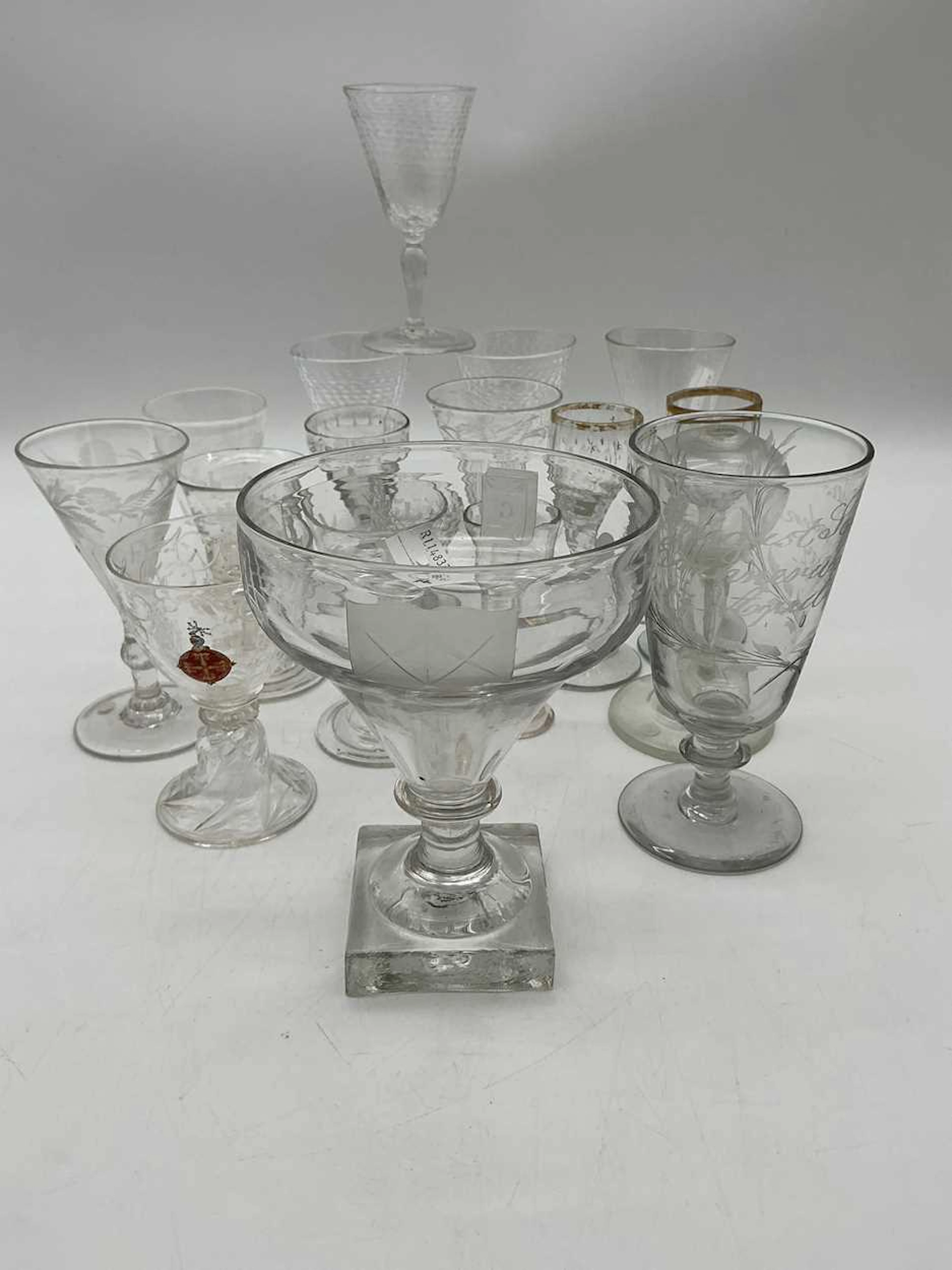 A large rummer with square base