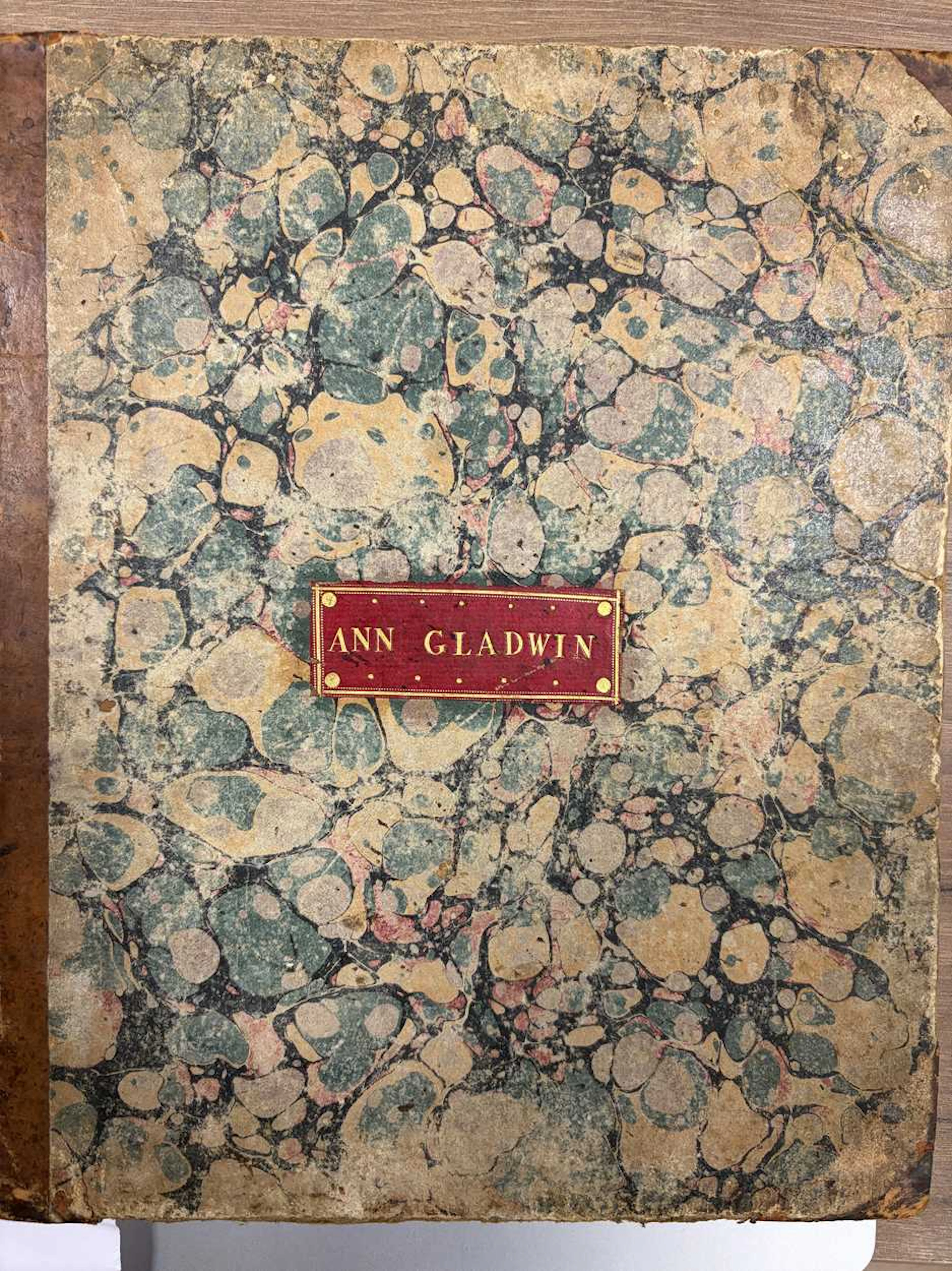 A manuscript note book, early 19th century