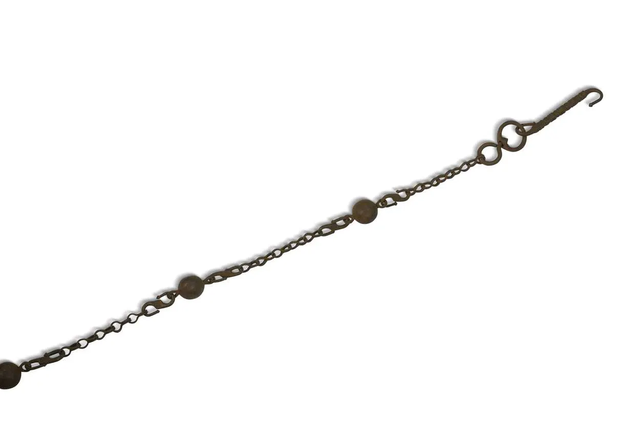 A set of four Indian wrought-iron chains, late 18th century