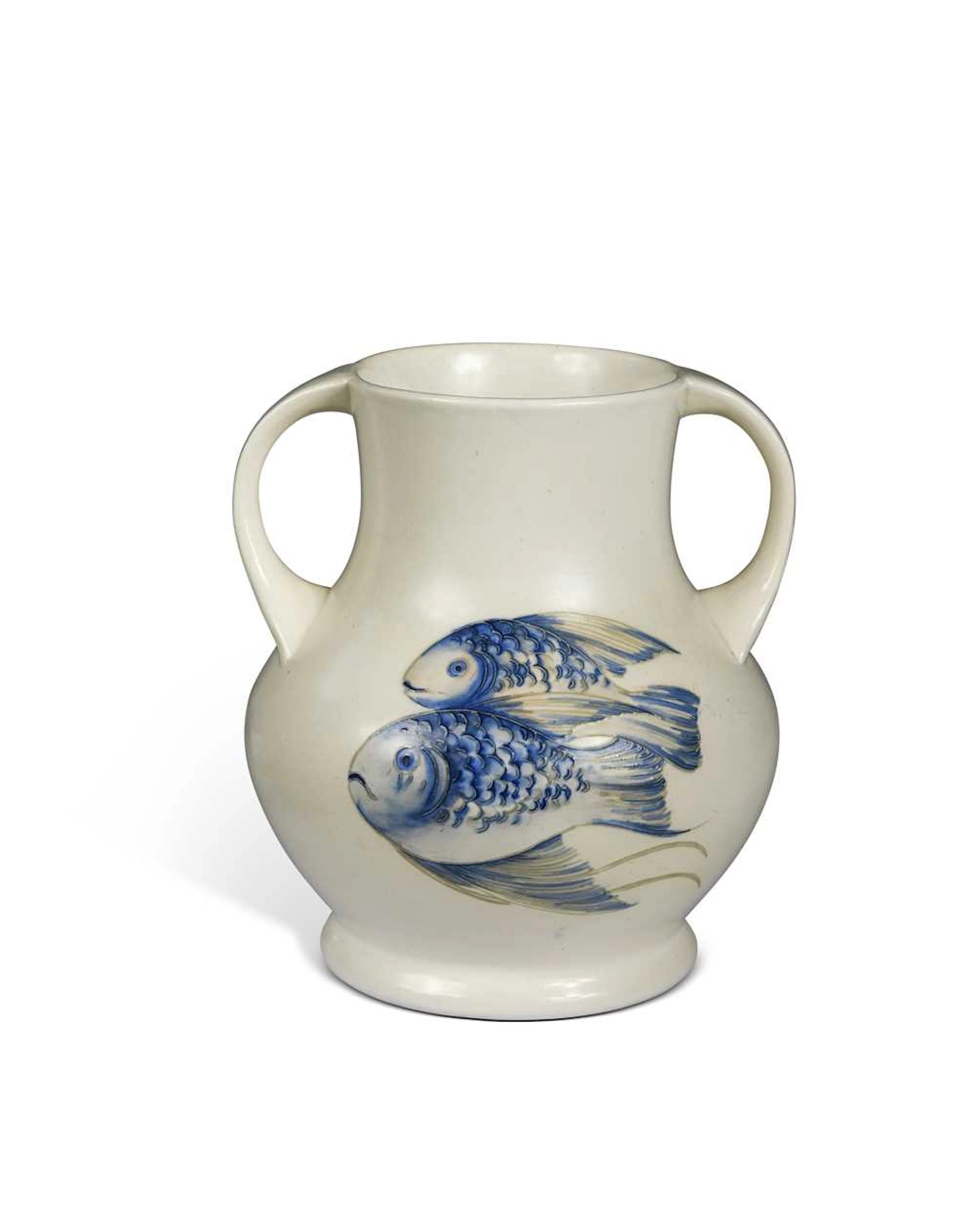 A Moorcroft twin-handled fish vase, circa 1930